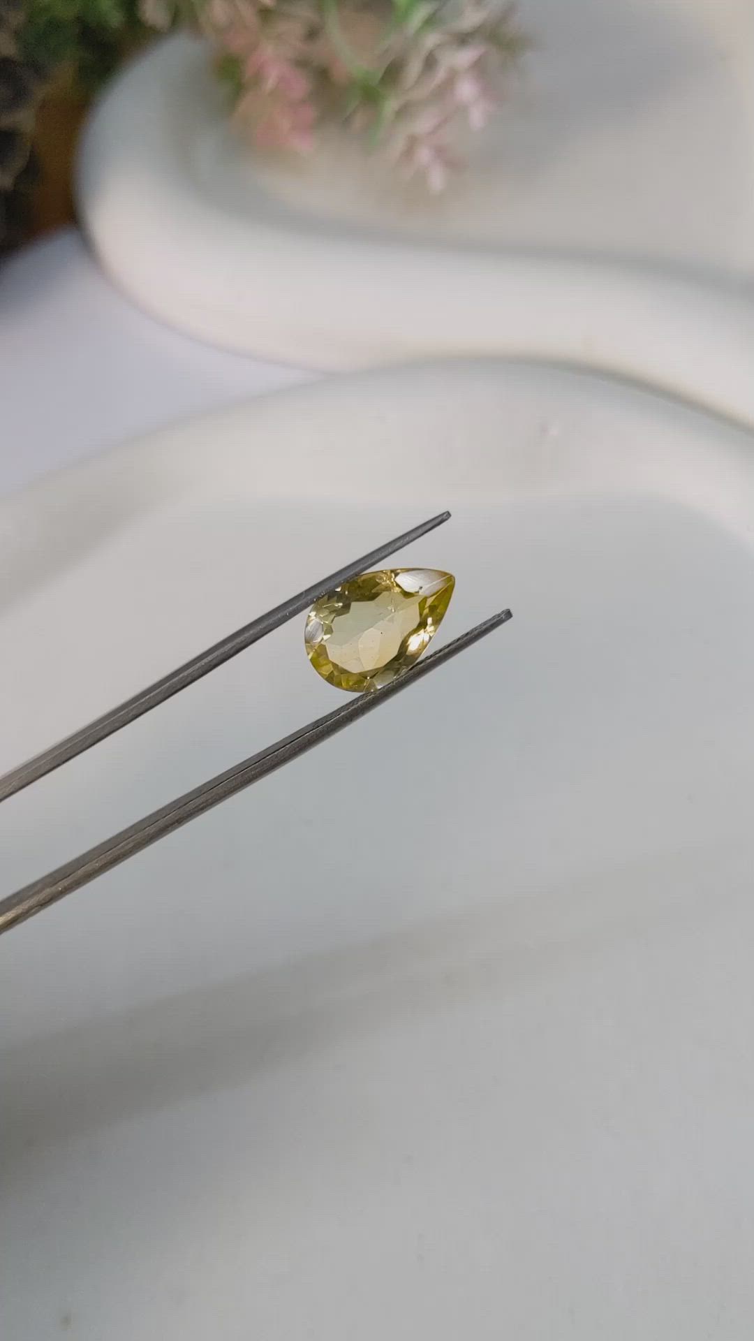 3.77 Ct. Citrine from Brazil Size Video