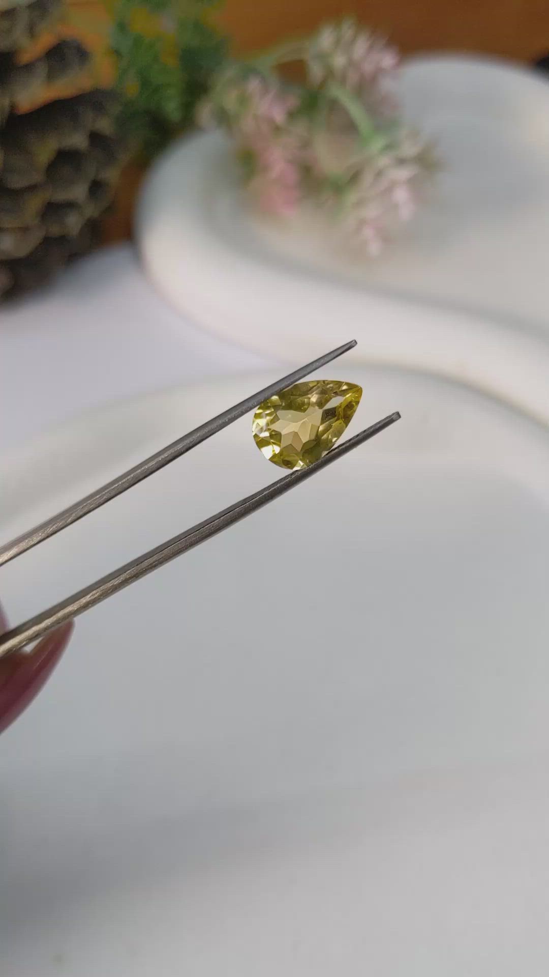 2.97 Ct. Citrine from Brazil Size Video