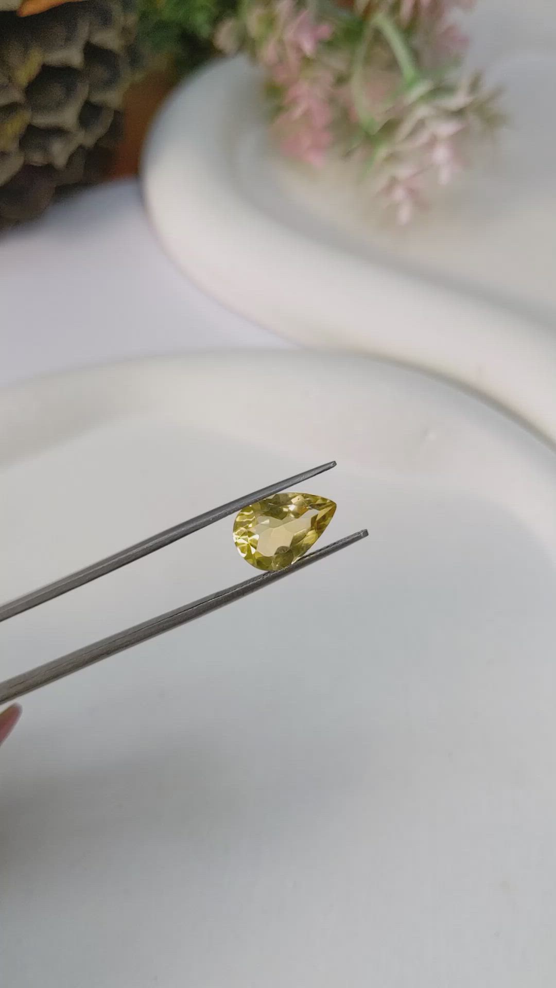 2.97 Ct. Citrine from Brazil Size Video