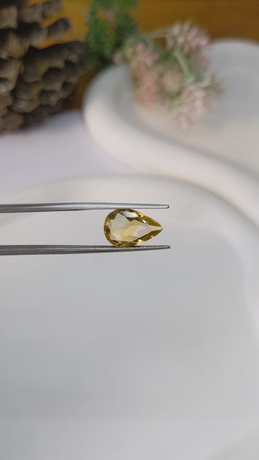 2.93 Ct. Citrine from Brazil Size Video