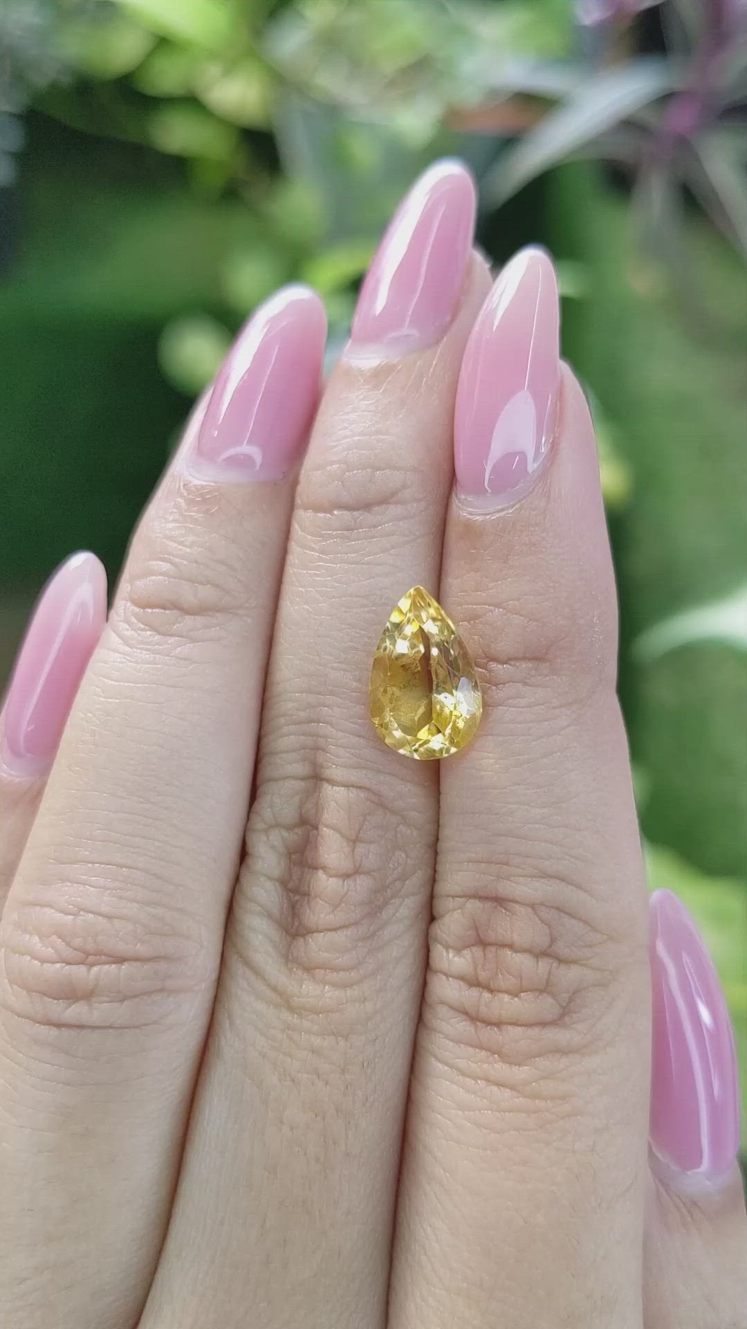 3.20 Ct. Citrine from Brazil Size Video
