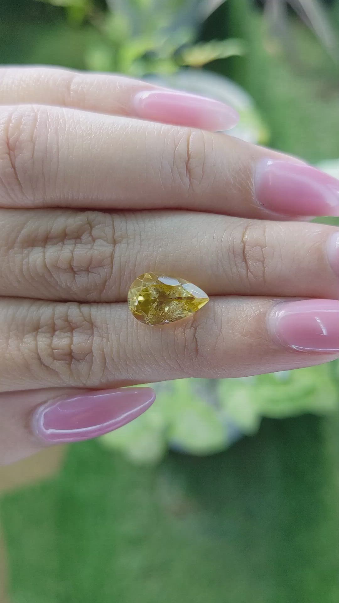3.20 Ct. Citrine from Brazil Size Video