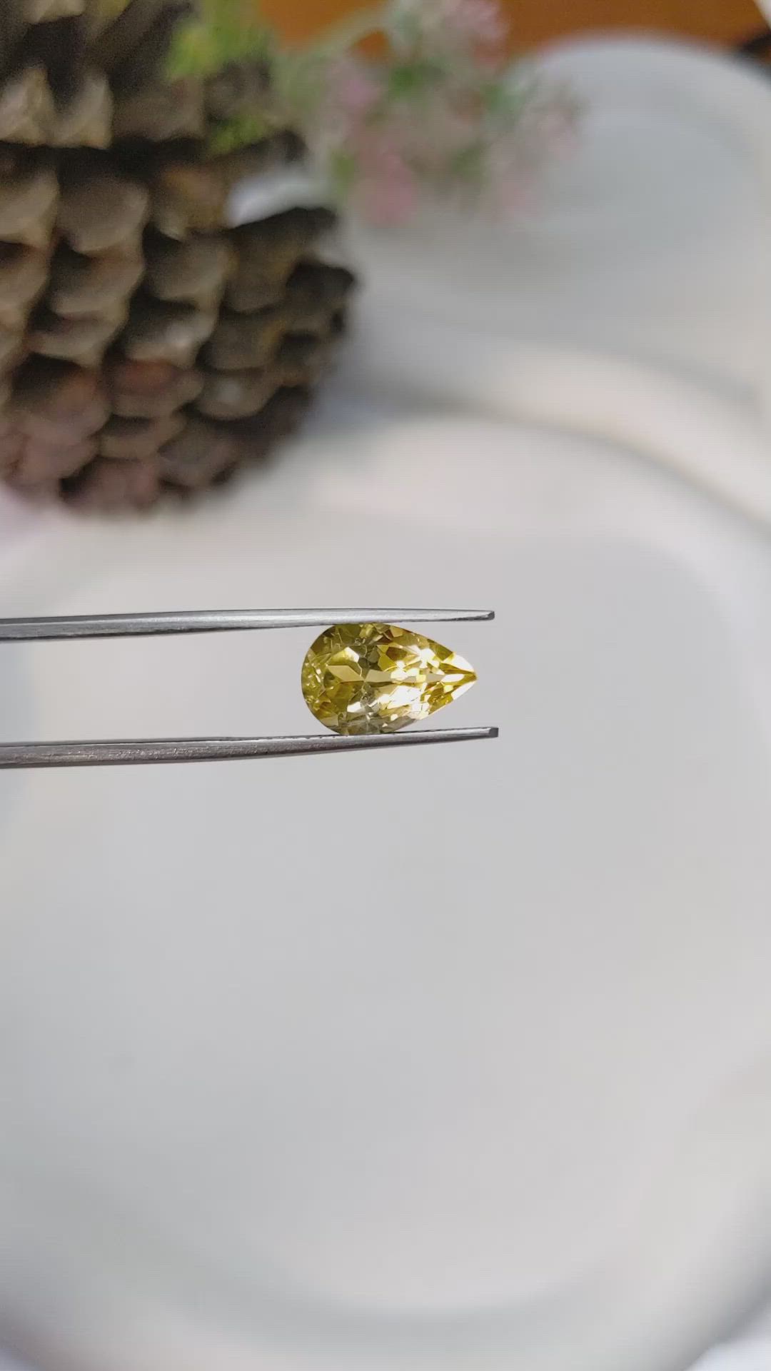 3.20 Ct. Citrine from Brazil Size Video