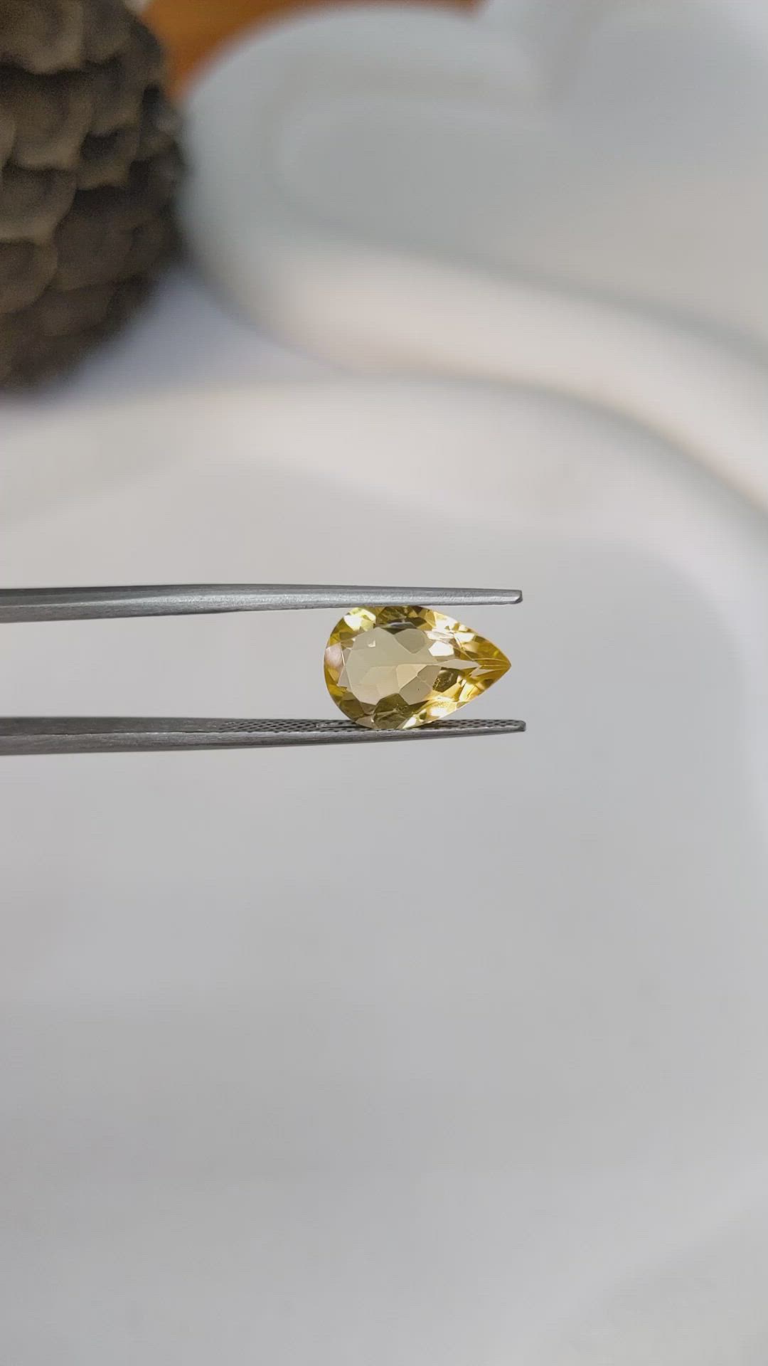 2.95 Ct. Citrine from Brazil Size Video