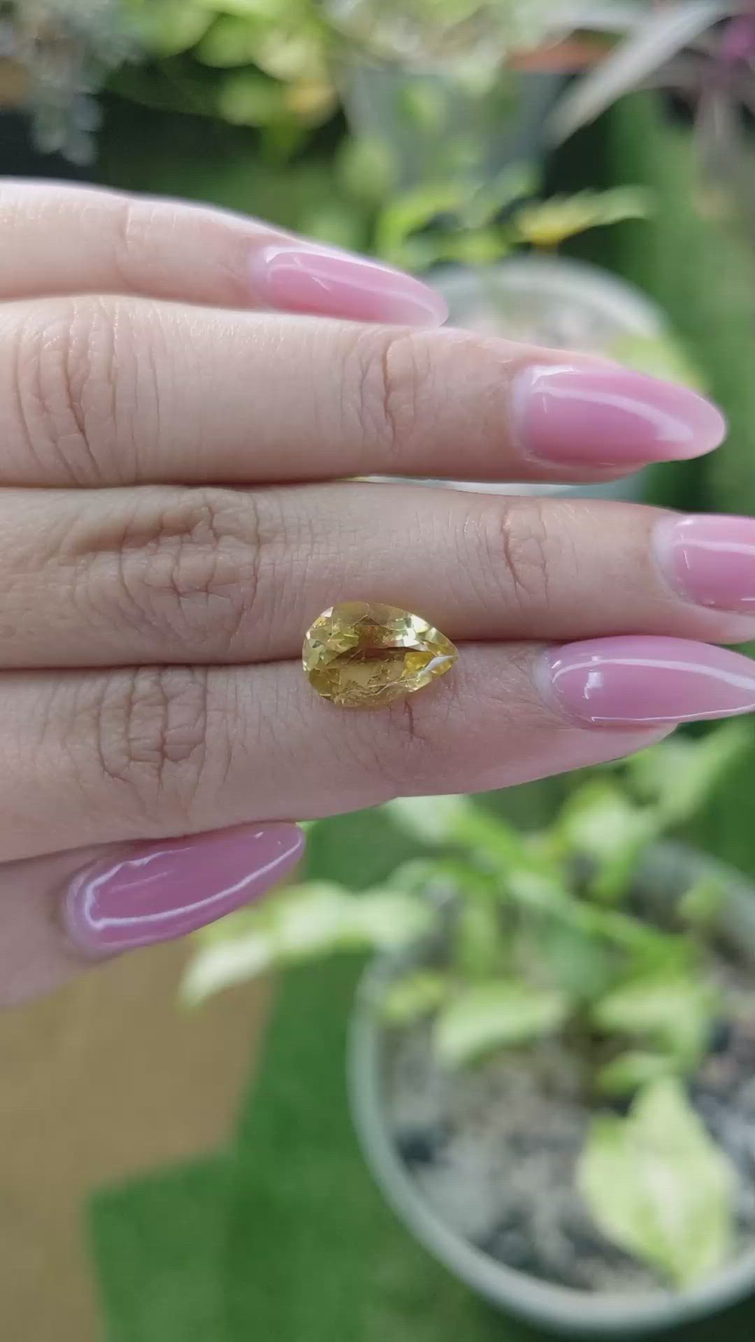 3.18 Ct. Citrine from Brazil Size Video