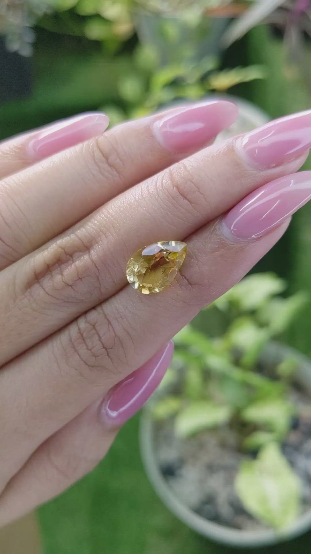 3.18 Ct. Citrine from Brazil Size Video