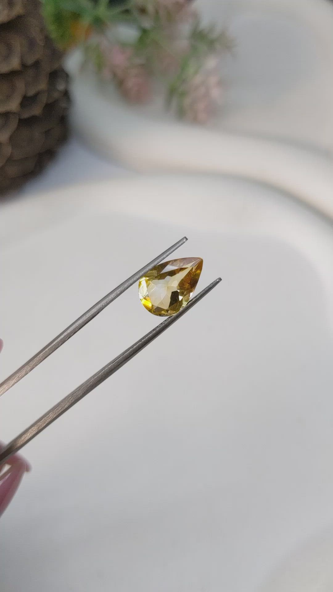 2.63 Ct. Citrine from Brazil Size Video