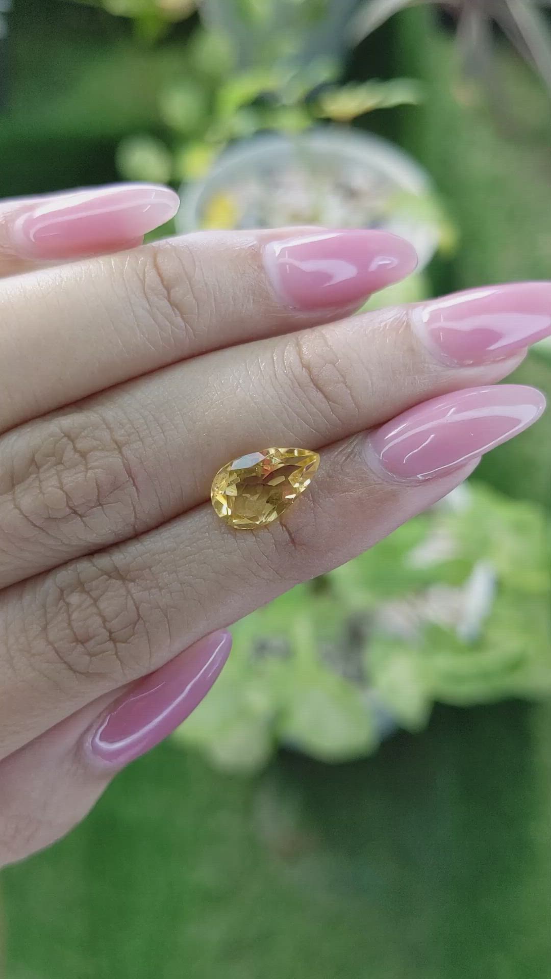 2.43 Ct. Citrine from Brazil Size Video