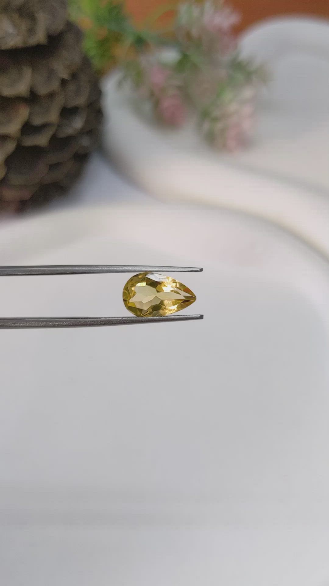 2.43 Ct. Citrine from Brazil Size Video