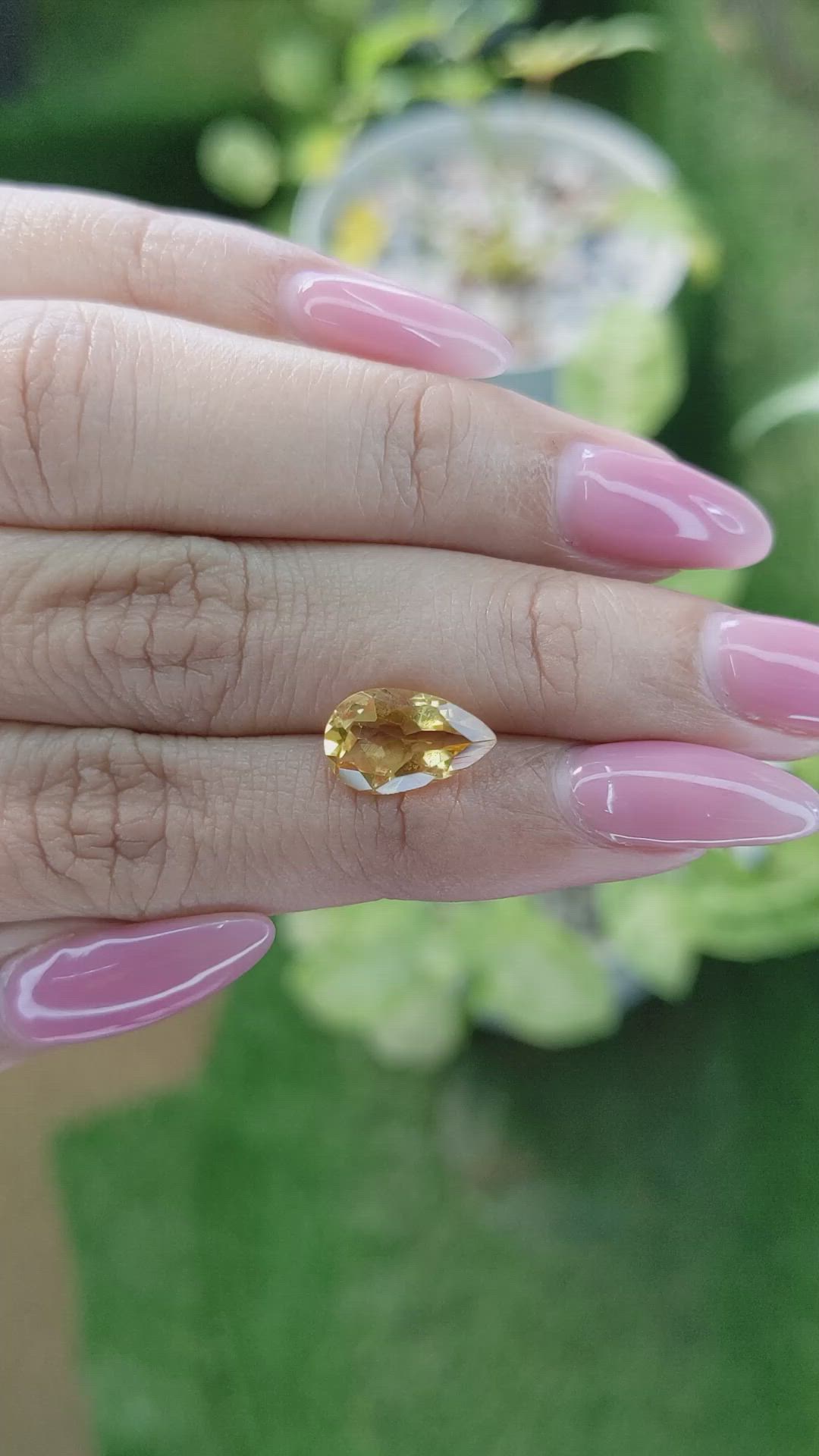 2.43 Ct. Citrine from Brazil Size Video