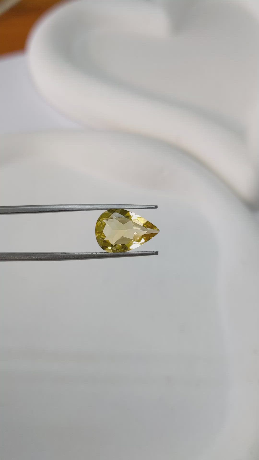2.88 Ct. Citrine from Brazil Size Video