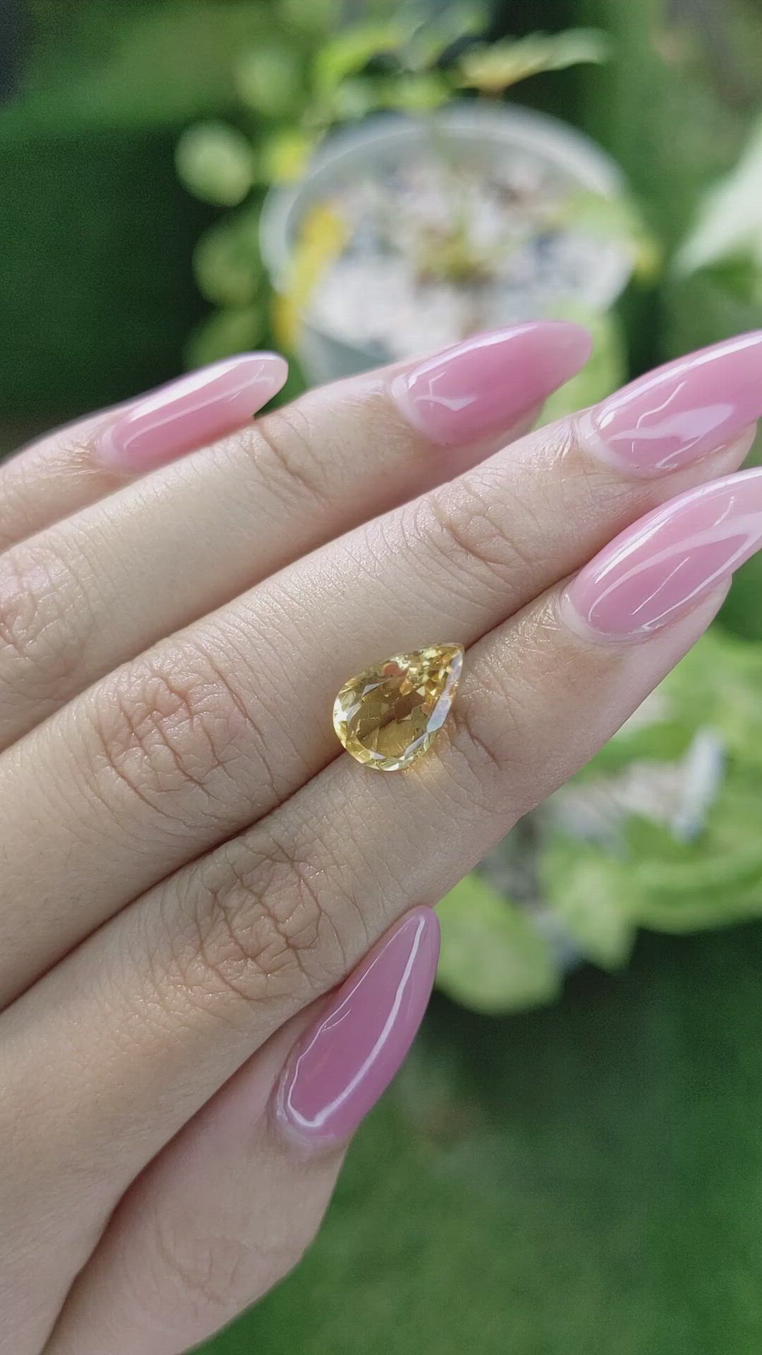 2.69 Ct. Citrine from Brazil Size Video