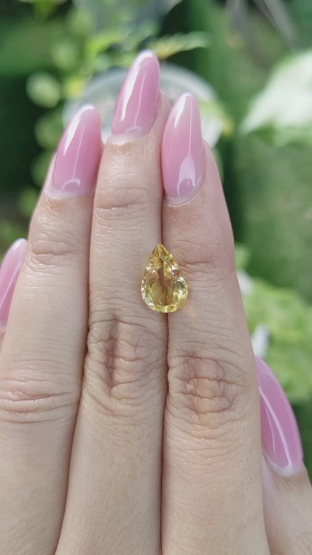 2.69 Ct. Citrine from Brazil Size Video