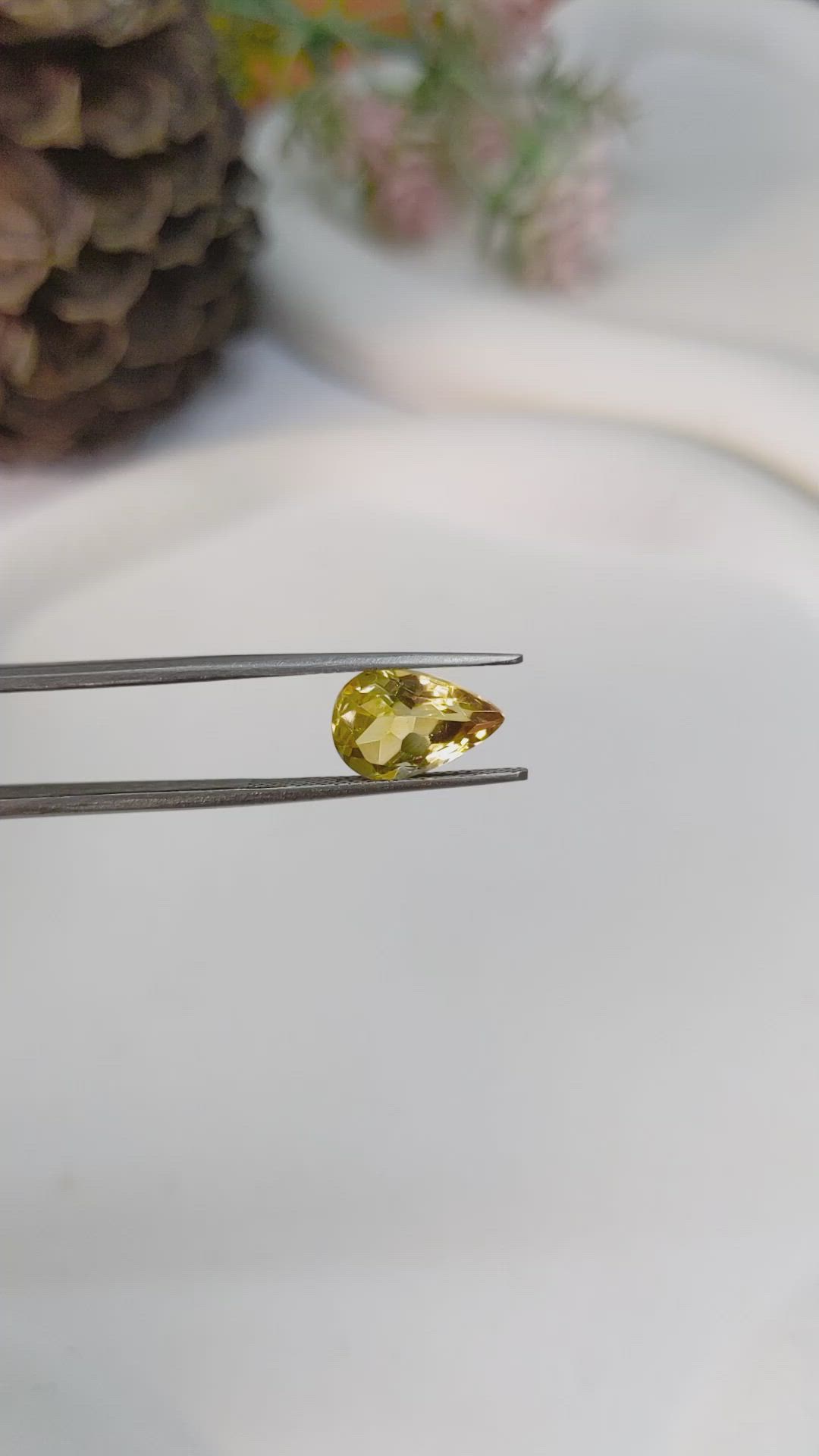 2.69 Ct. Citrine from Brazil Size Video