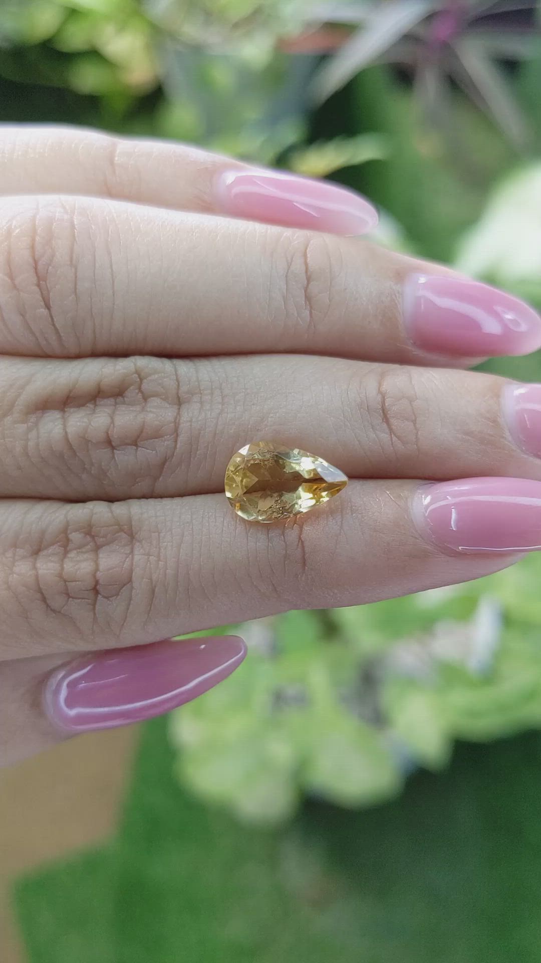 2.69 Ct. Citrine from Brazil Size Video