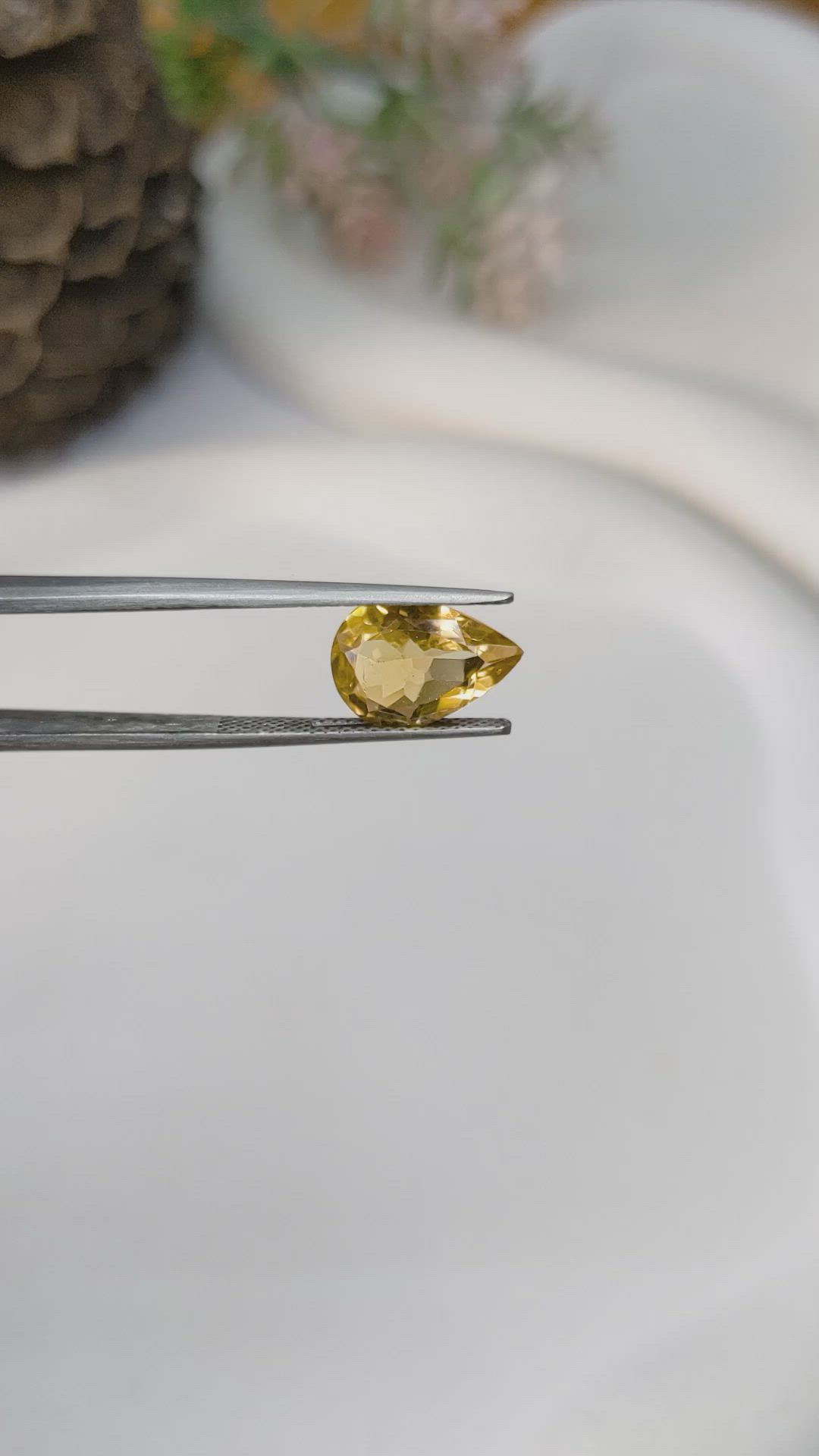 2.74 Ct. Citrine from Brazil Size Video