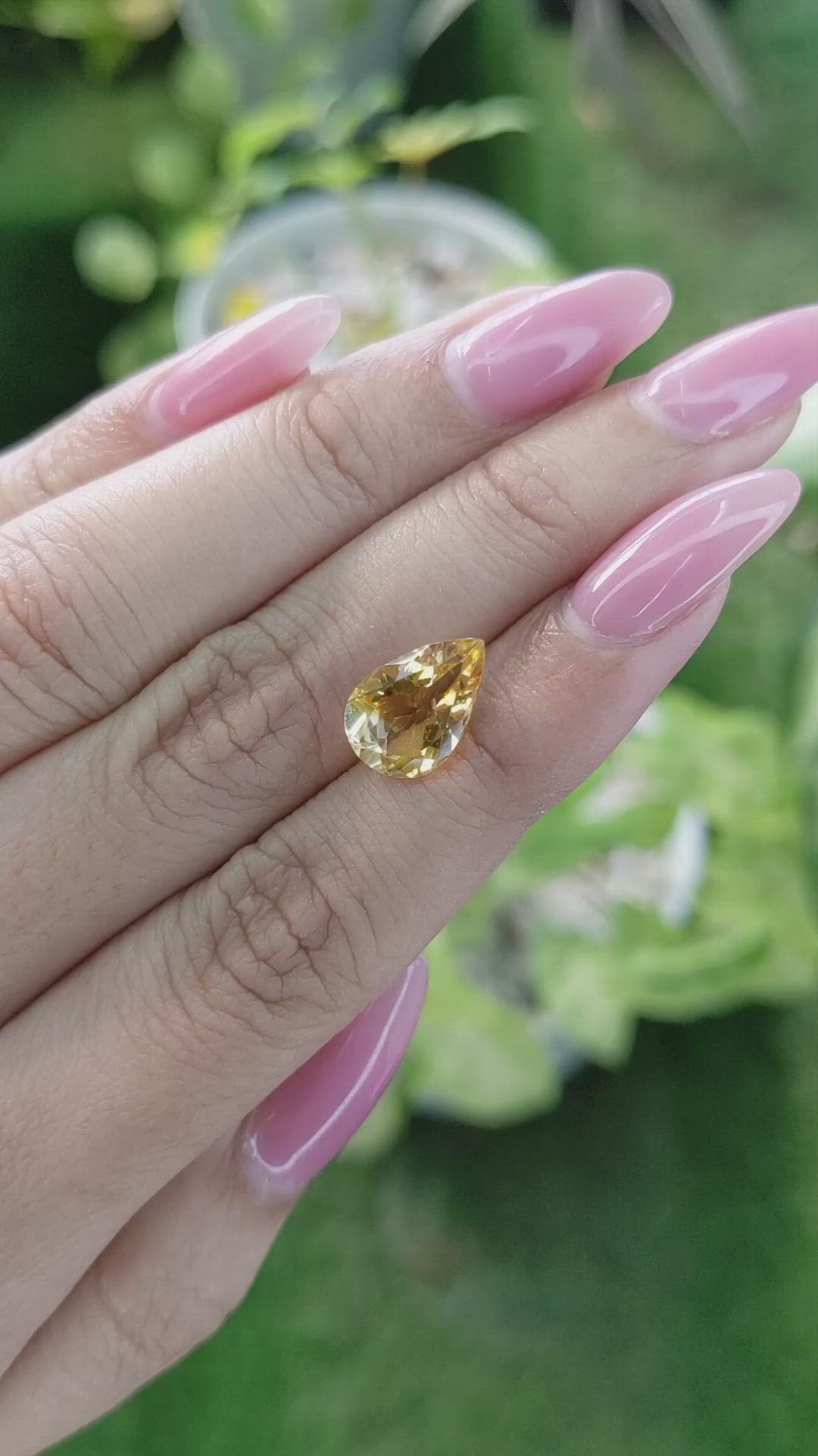 3.06 Ct. Citrine from Brazil Size Video