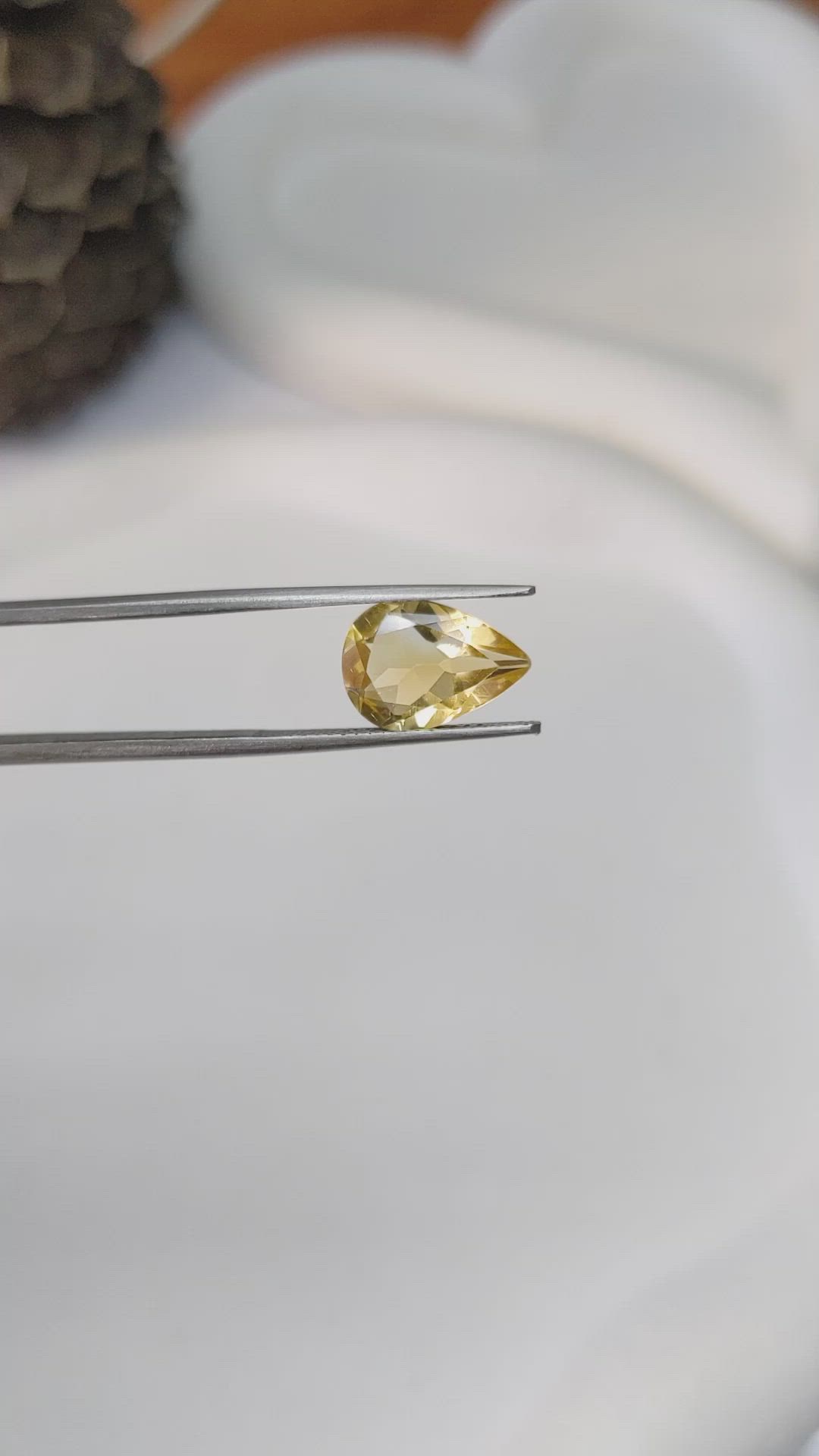 3.04 Ct. Citrine from Brazil Size Video