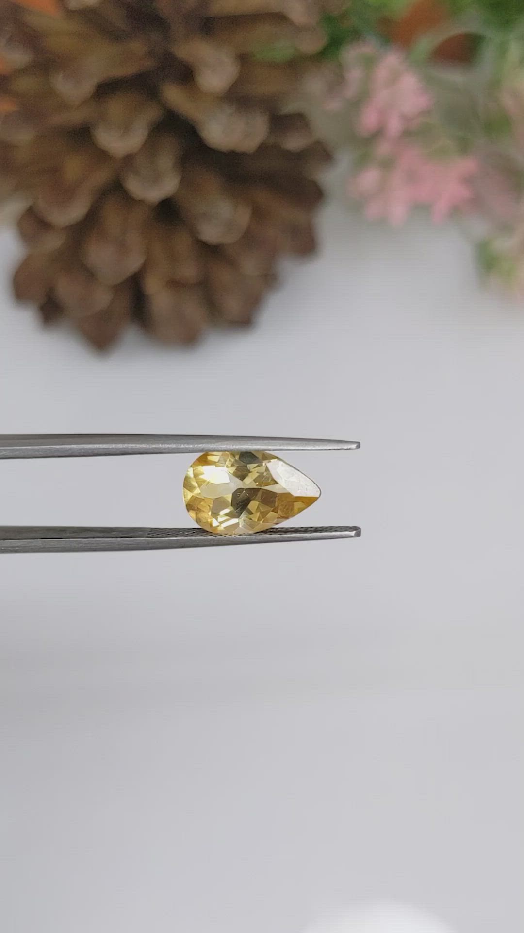 2.75 Ct. Citrine from Brazil Size Video