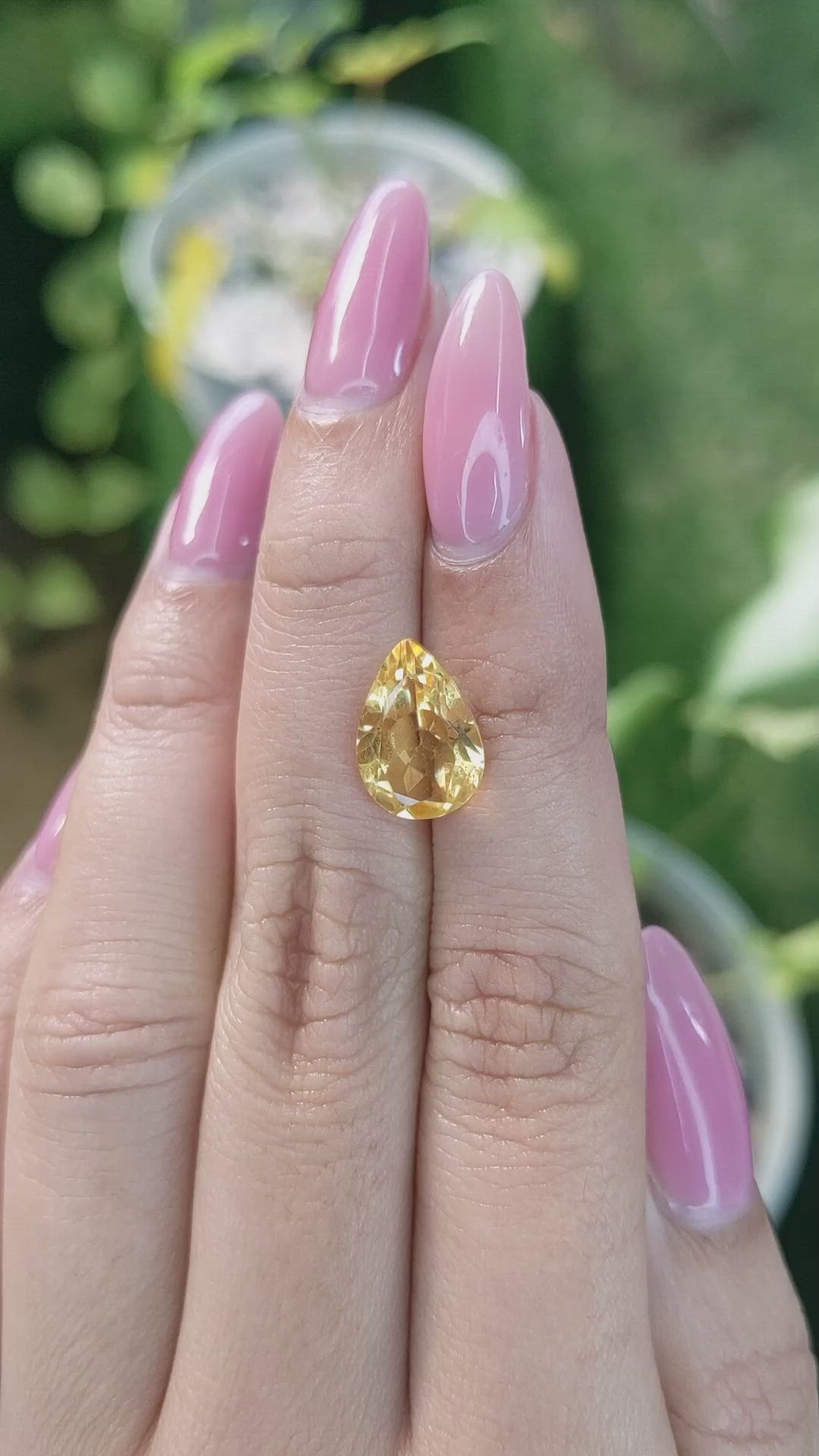 3.30 Ct. Citrine from Brazil Size Video