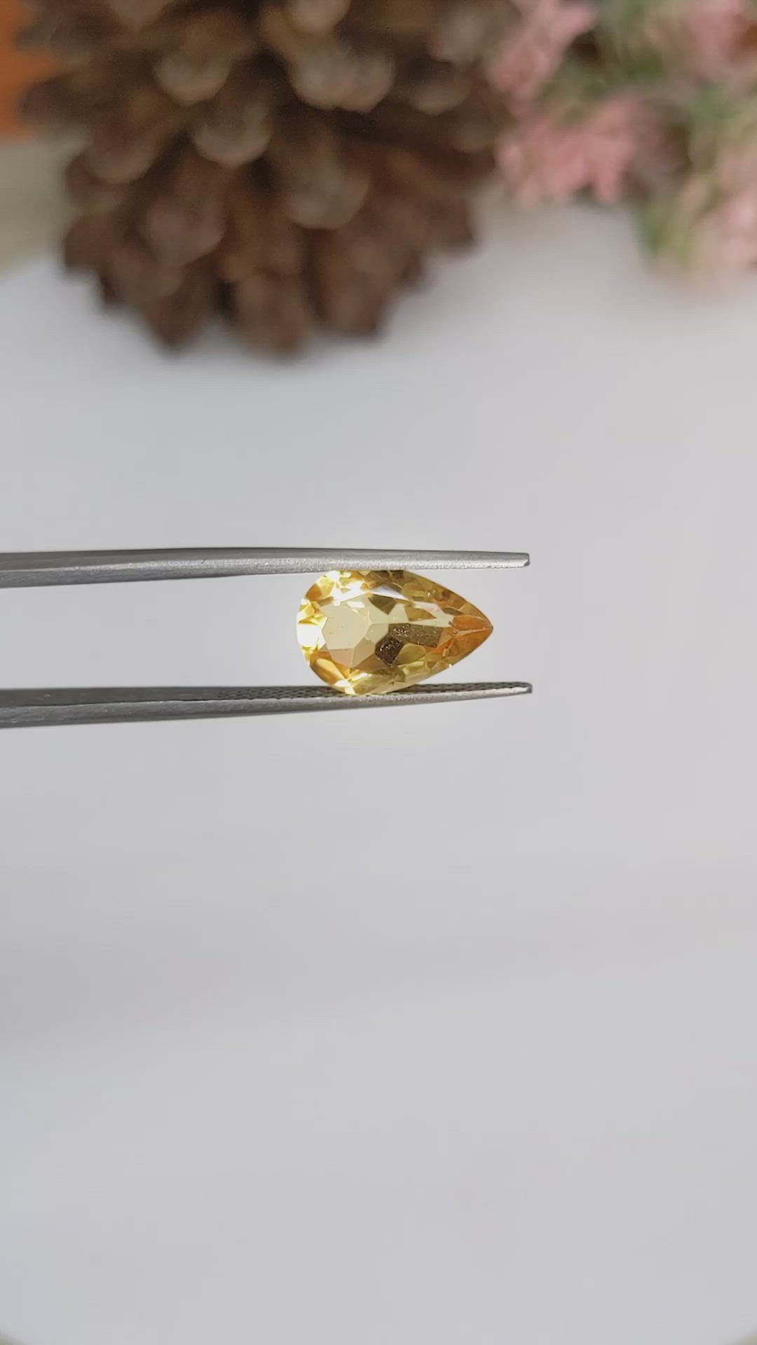 3.30 Ct. Citrine from Brazil Size Video