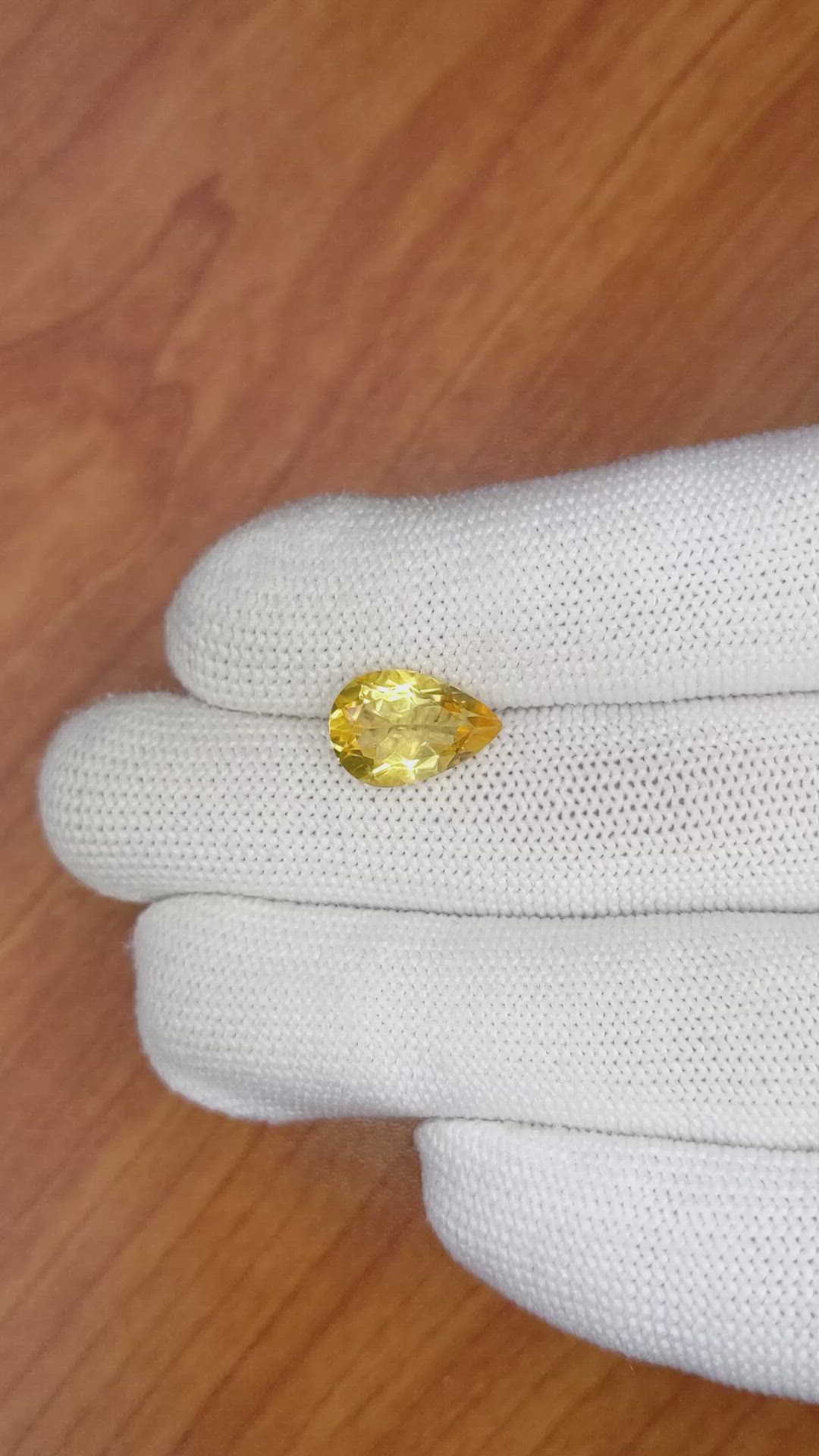 3.30 Ct. Citrine from Brazil Size Video