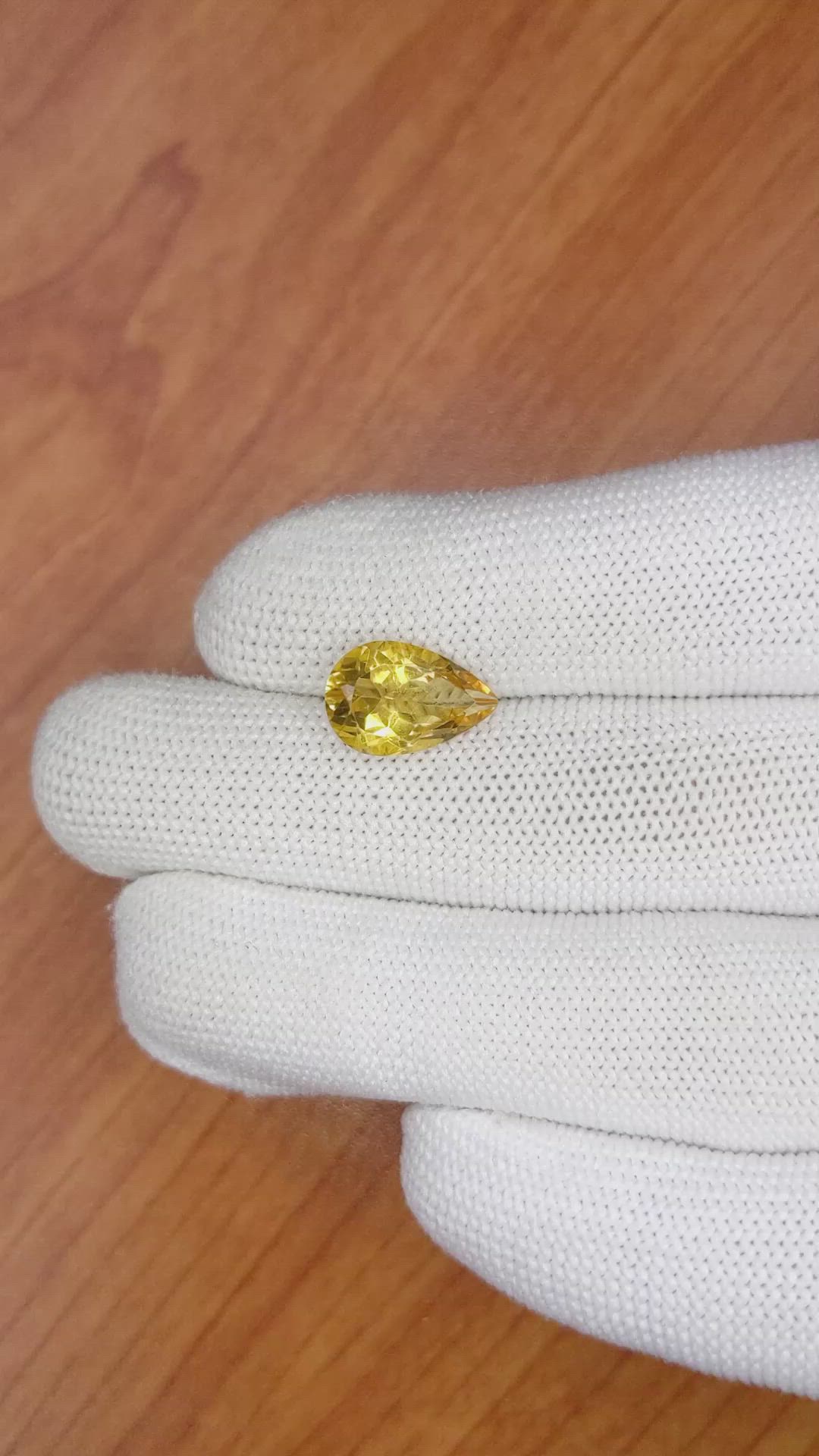 3.39 Ct. Citrine from Brazil Size Video