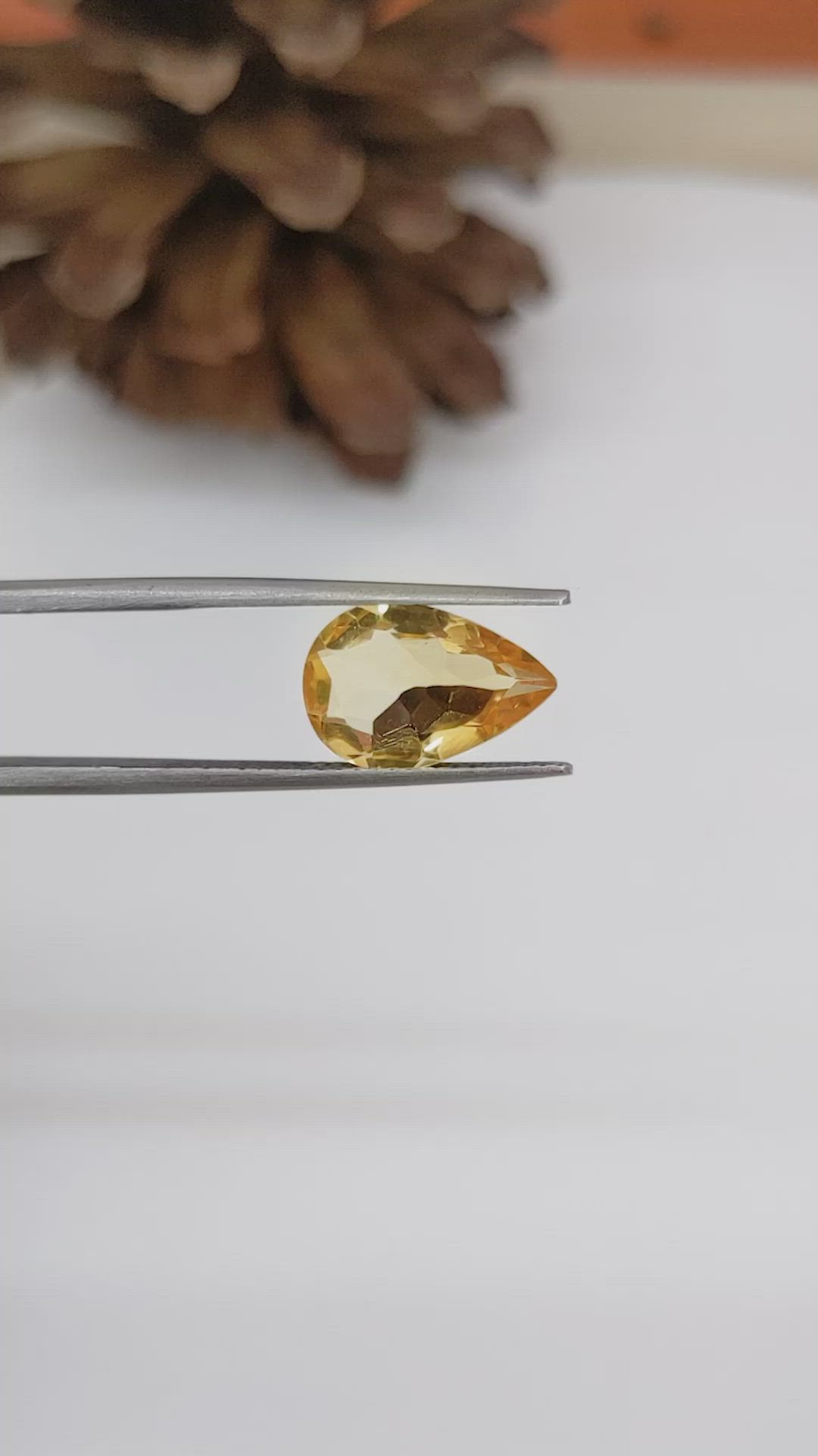 2.77 Ct. Citrine from Brazil Size Video