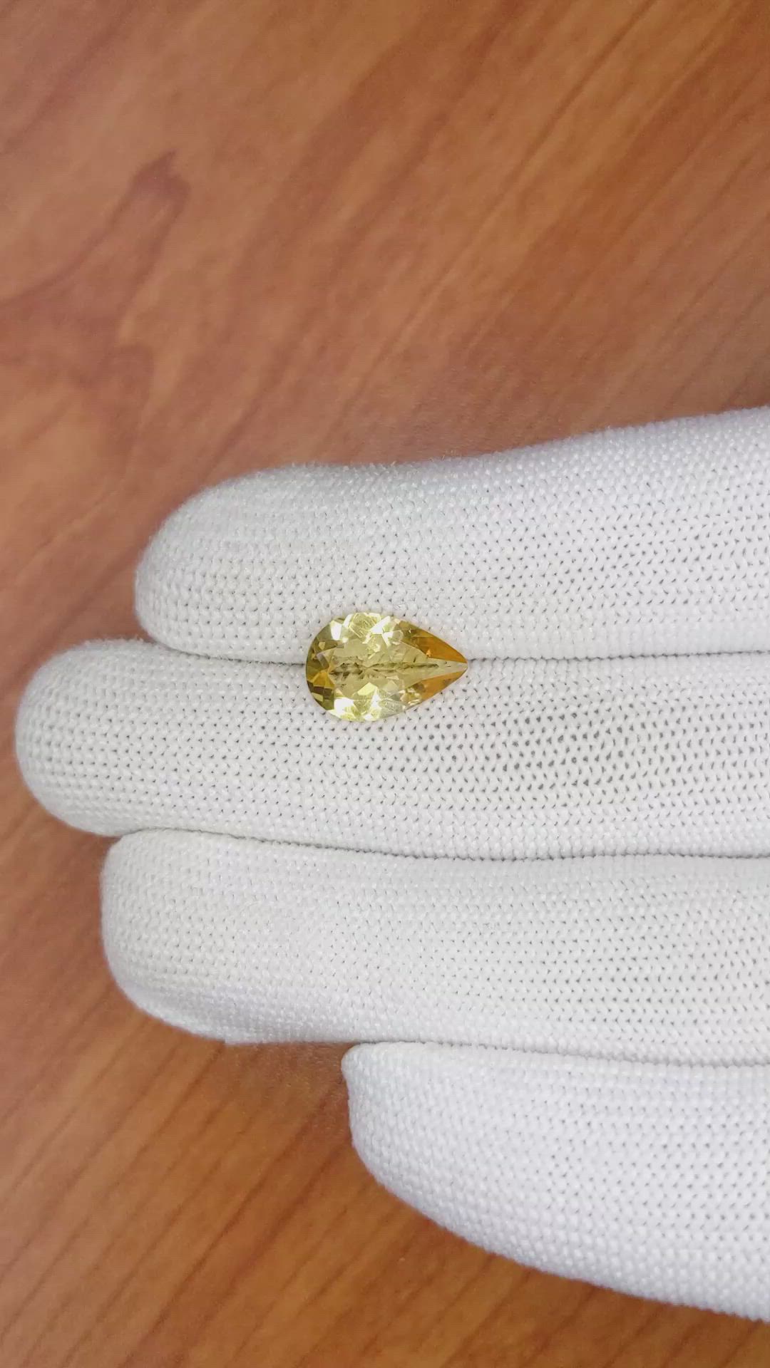 2.92 Ct. Citrine from Brazil Size Video