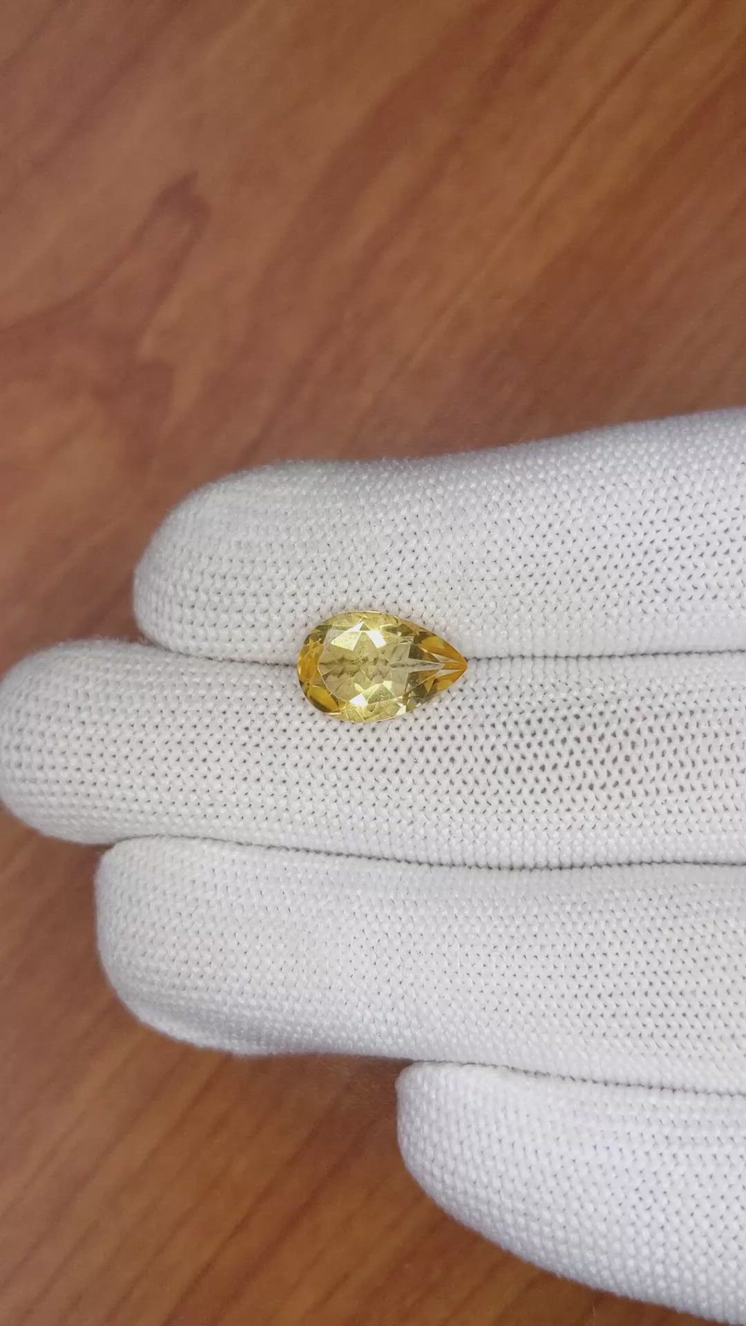 3.19 Ct. Citrine from Brazil Size Video