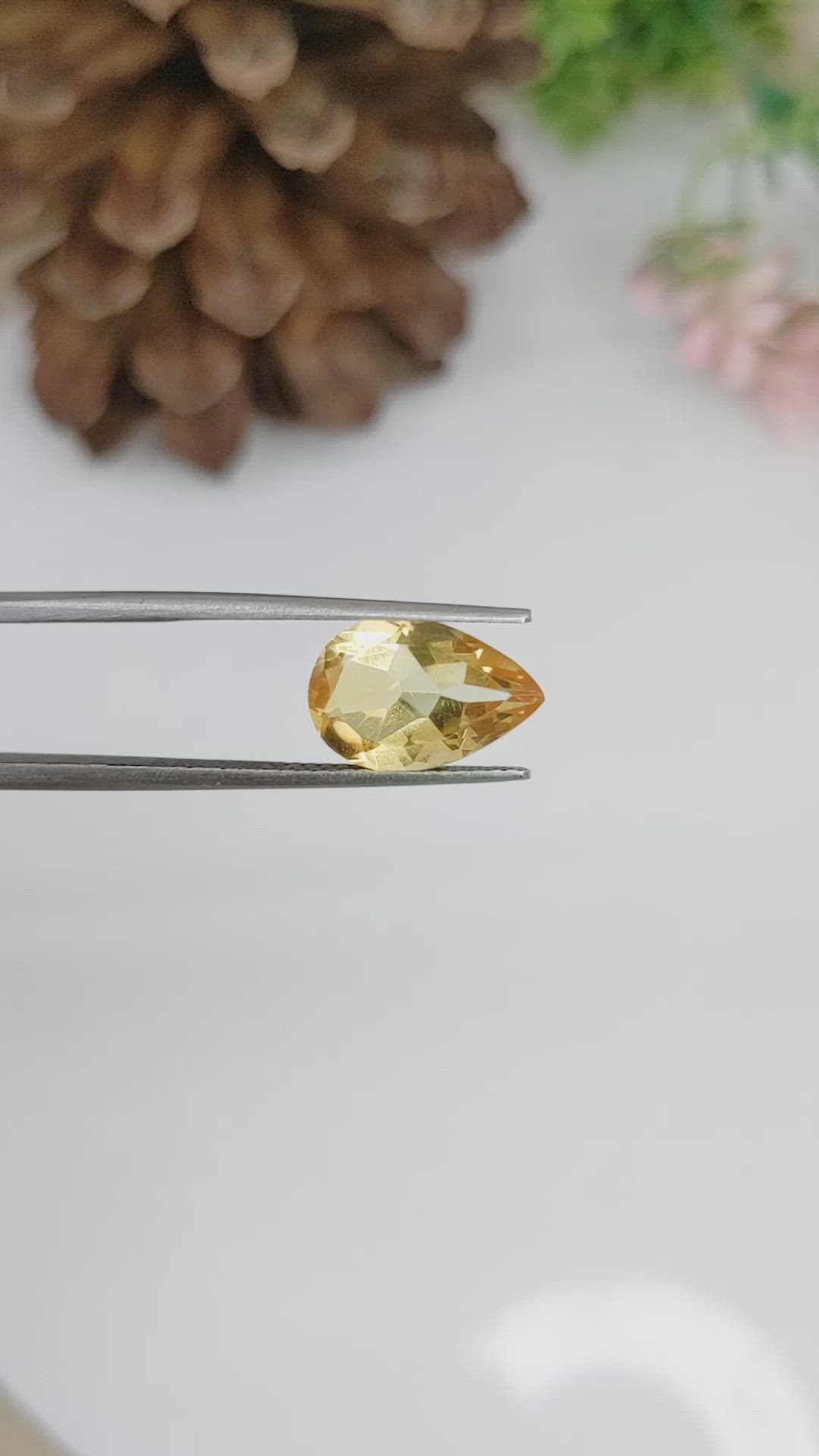 3.19 Ct. Citrine from Brazil Size Video