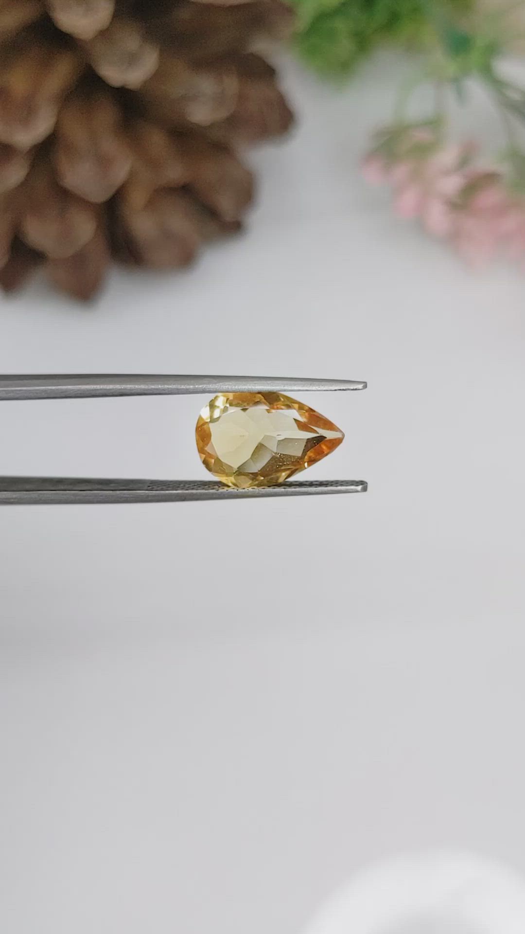 2.83 Ct. Citrine from Brazil Size Video