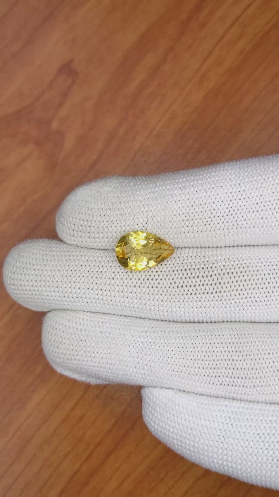 3.21 Ct. Citrine from Brazil Size Video