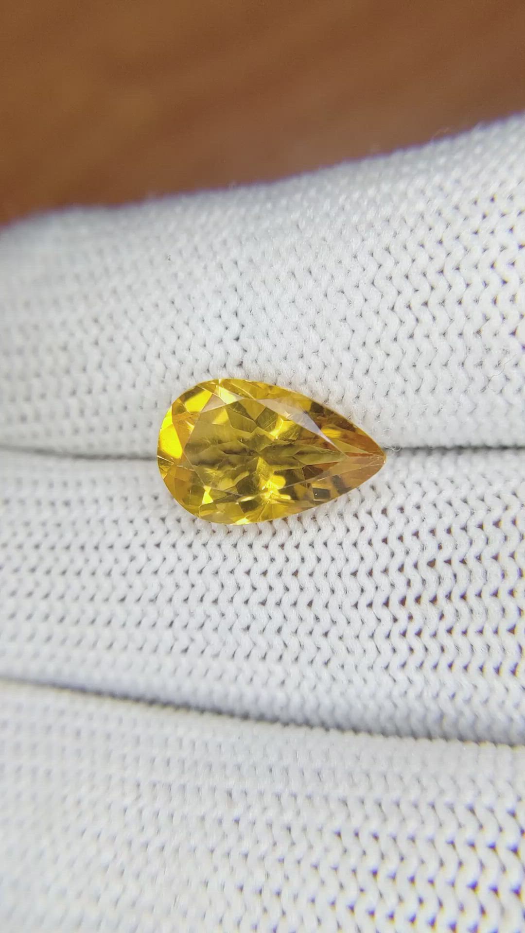 3.02 Ct. Citrine from Brazil Size Video