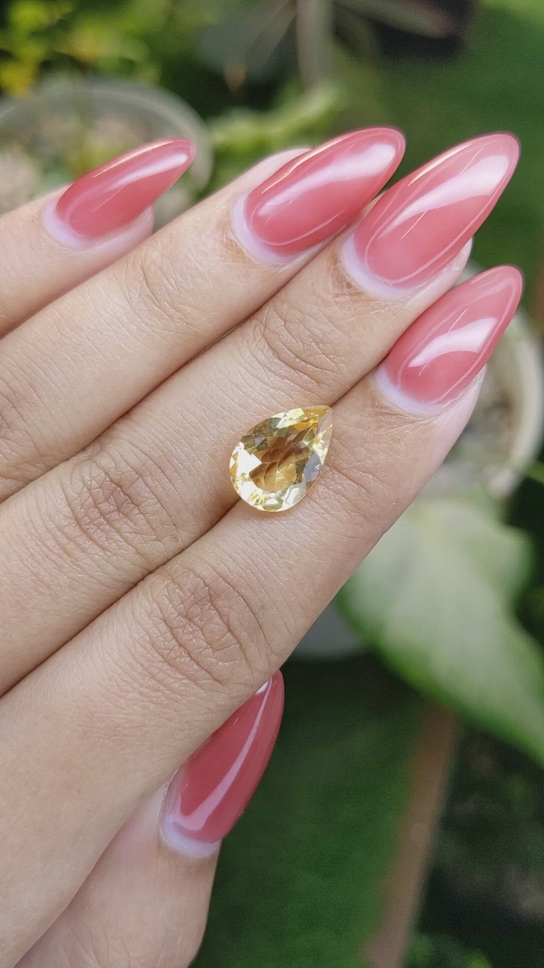 3.19 Ct. Citrine from Brazil Size Video