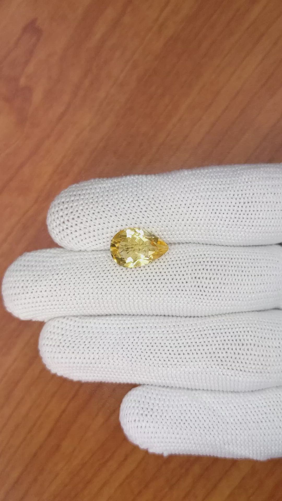 3.19 Ct. Citrine from Brazil Size Video