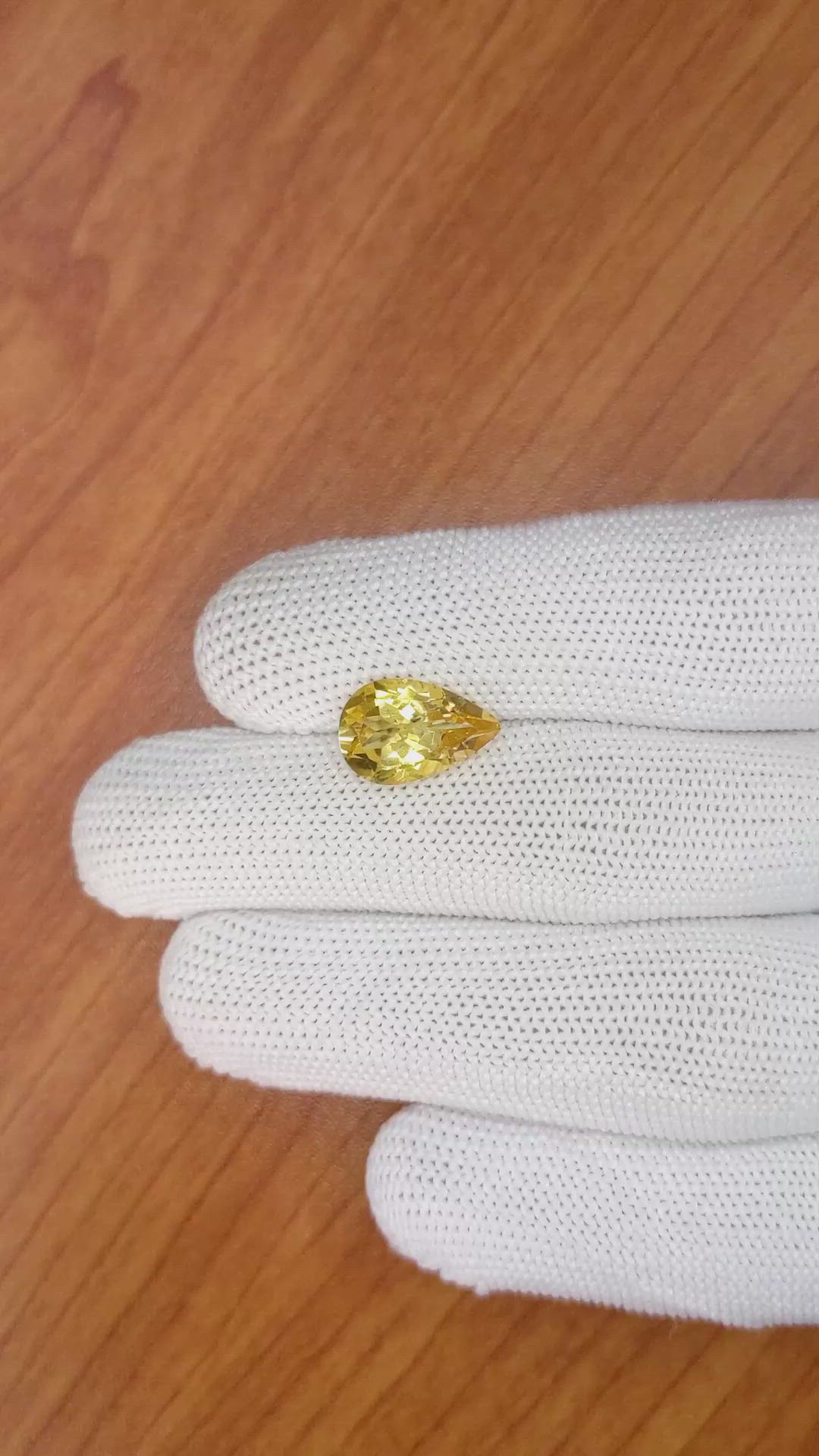 3.26 Ct. Citrine from Brazil Size Video