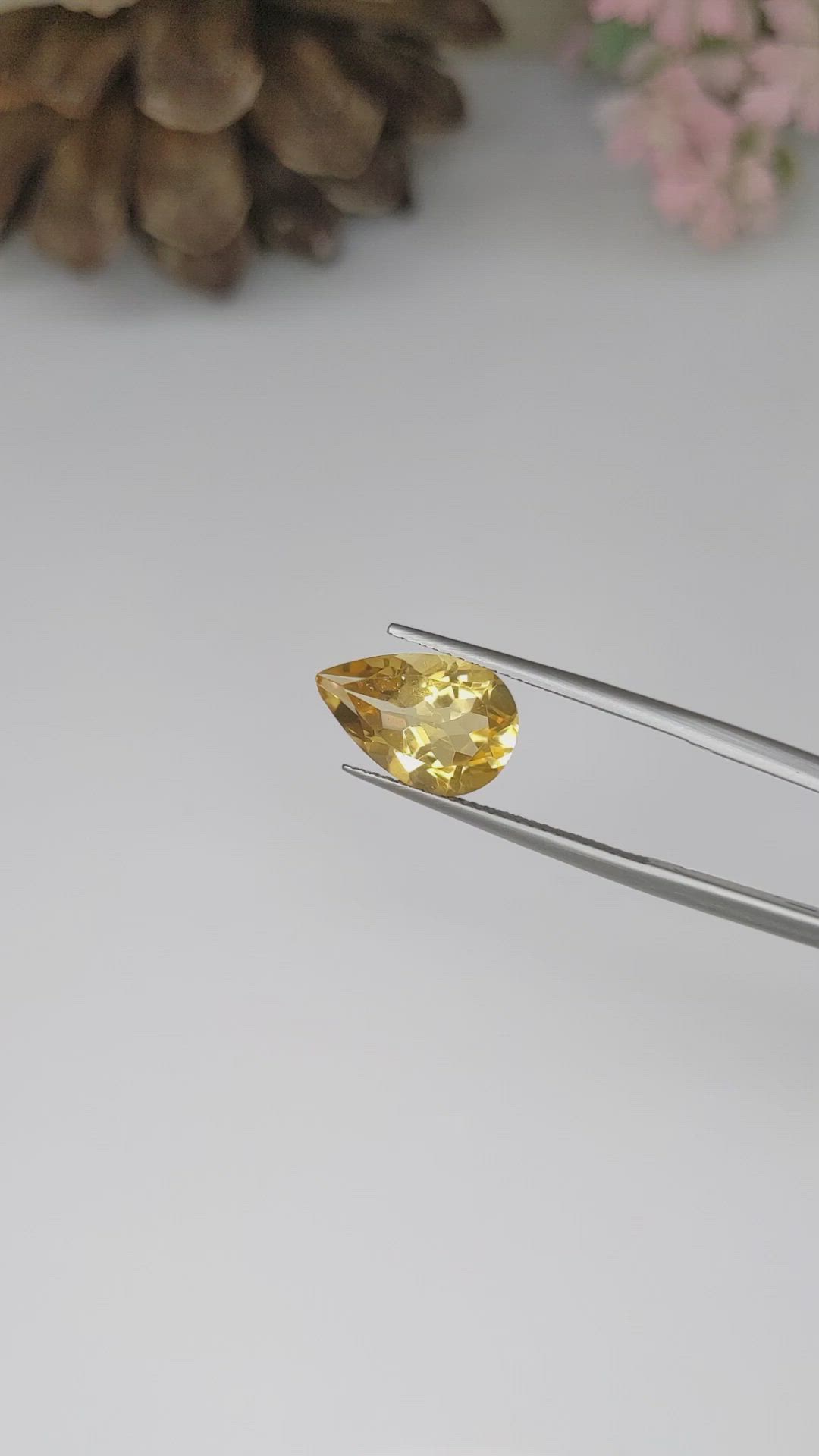 3.26 Ct. Citrine from Brazil Size Video