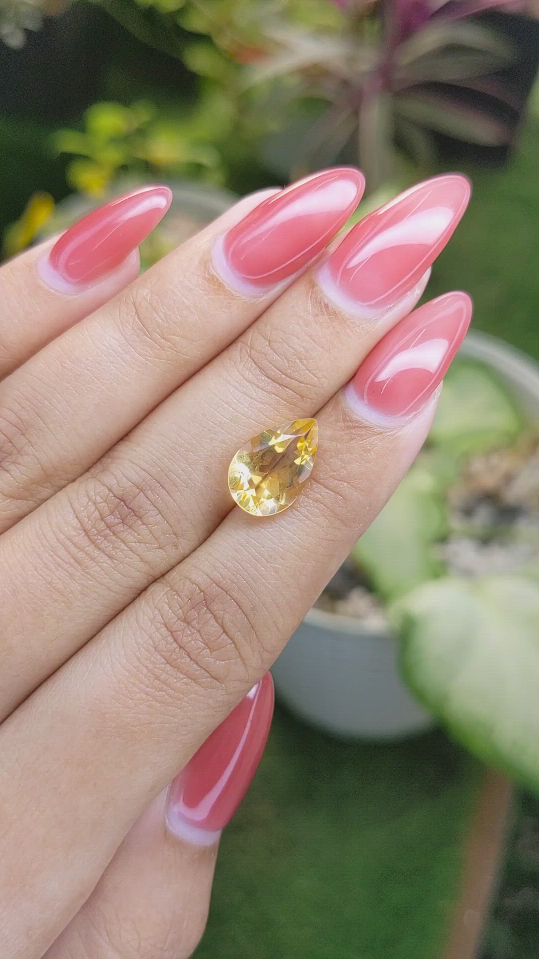 3.18 Ct. Citrine from Brazil Size Video
