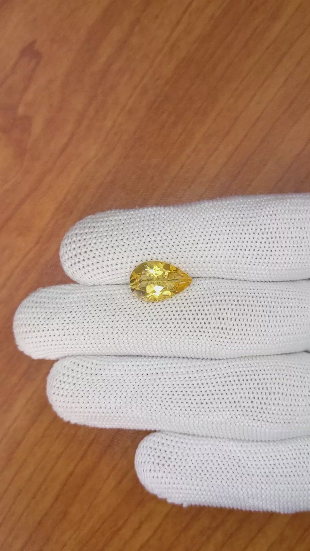 3.18 Ct. Citrine from Brazil Size Video