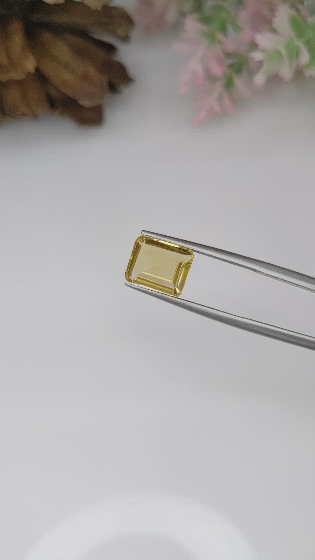 3.28 Ct. Citrine from Brazil Size Video