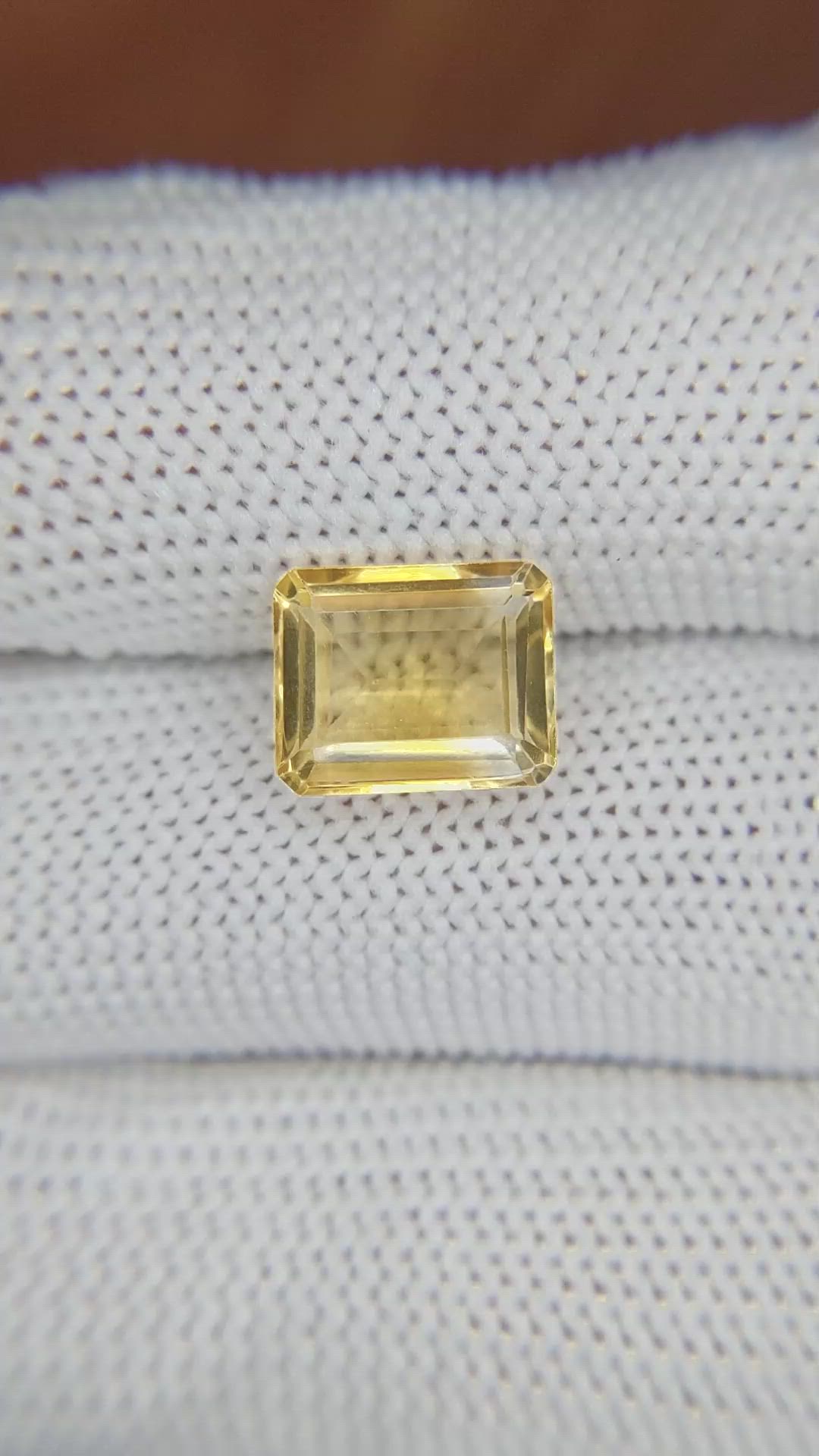 3.20 Ct. Citrine from Brazil Size Video