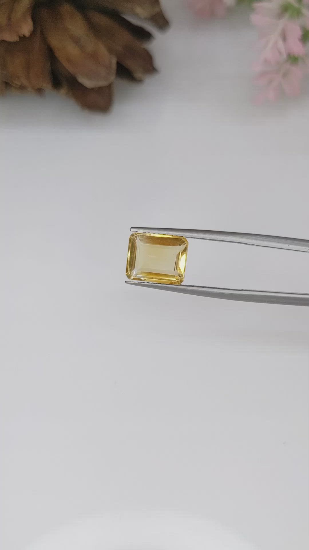 3.20 Ct. Citrine from Brazil Size Video
