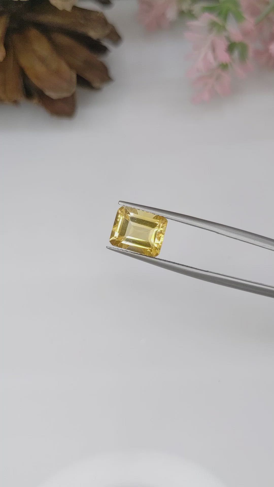 3.07 Ct. Citrine from Brazil Size Video
