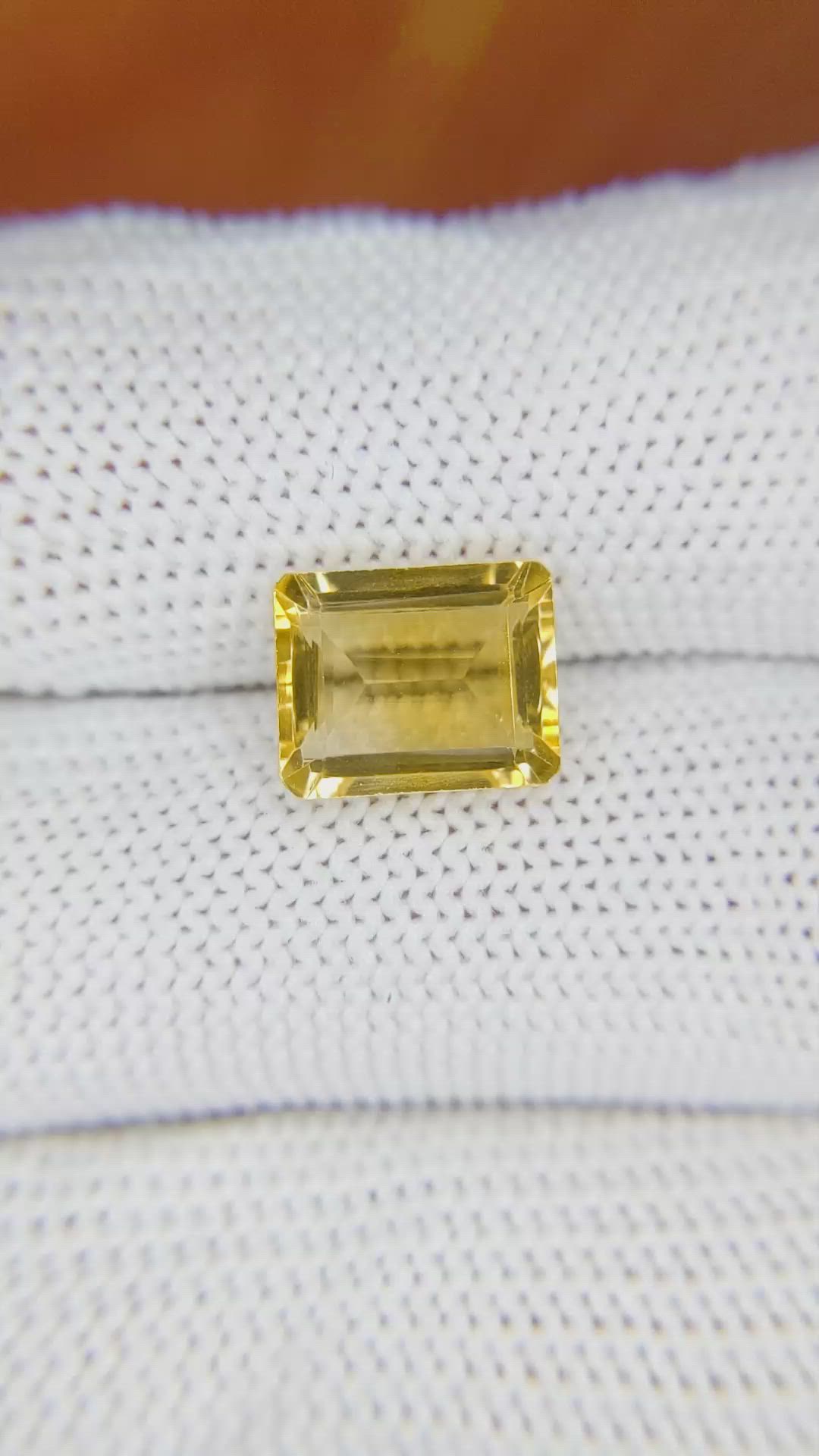 3.13 Ct. Citrine from Brazil Size Video