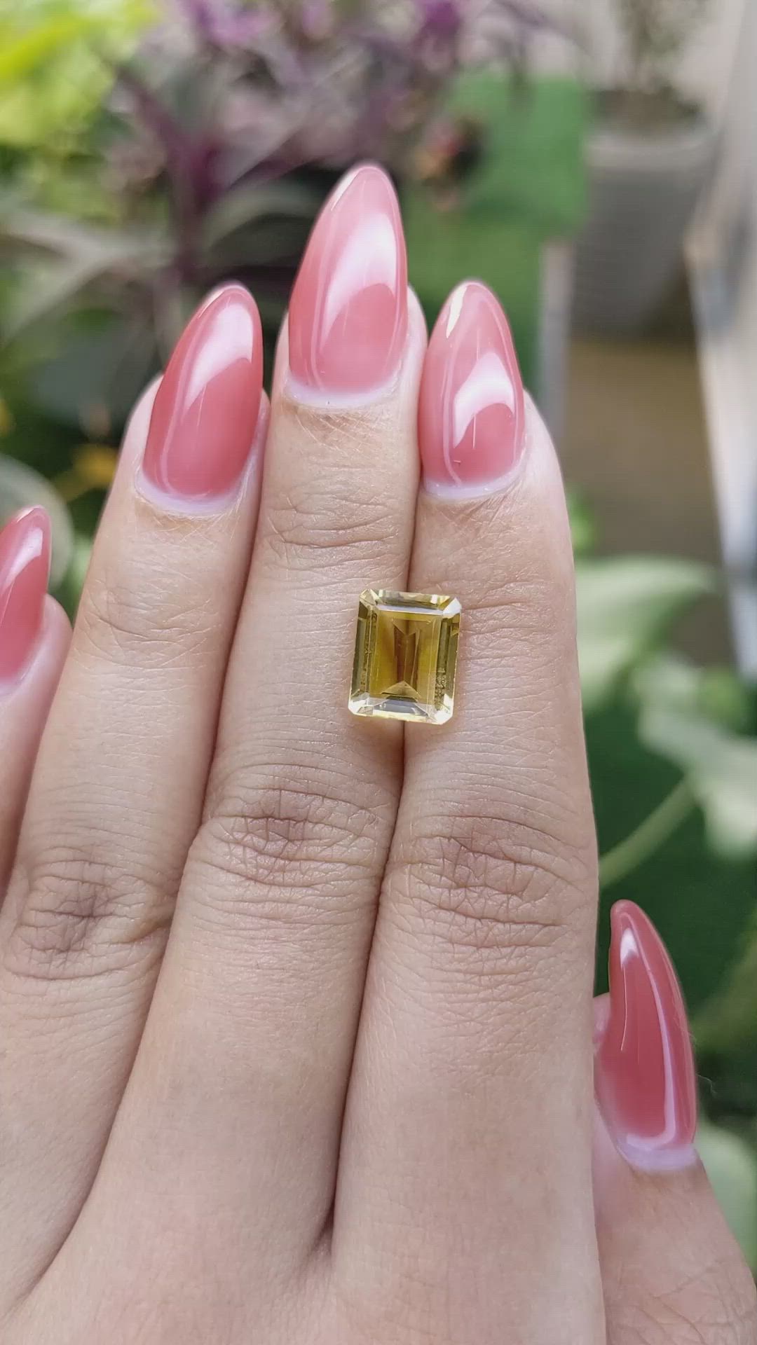 3.13 Ct. Citrine from Brazil Size Video