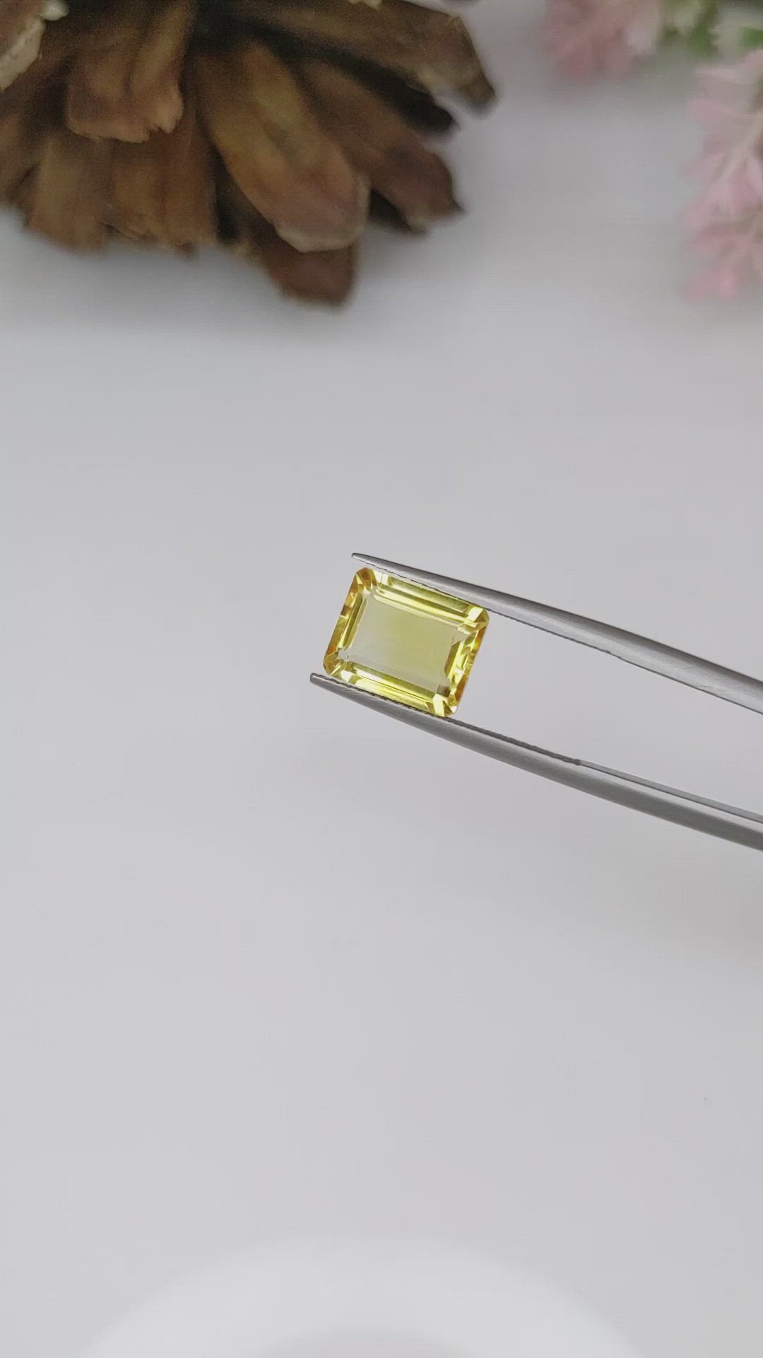 3.13 Ct. Citrine from Brazil Size Video
