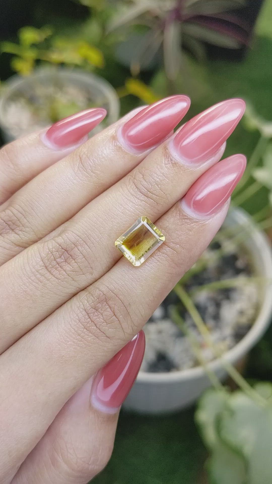 2.71 Ct. Citrine from Brazil Size Video