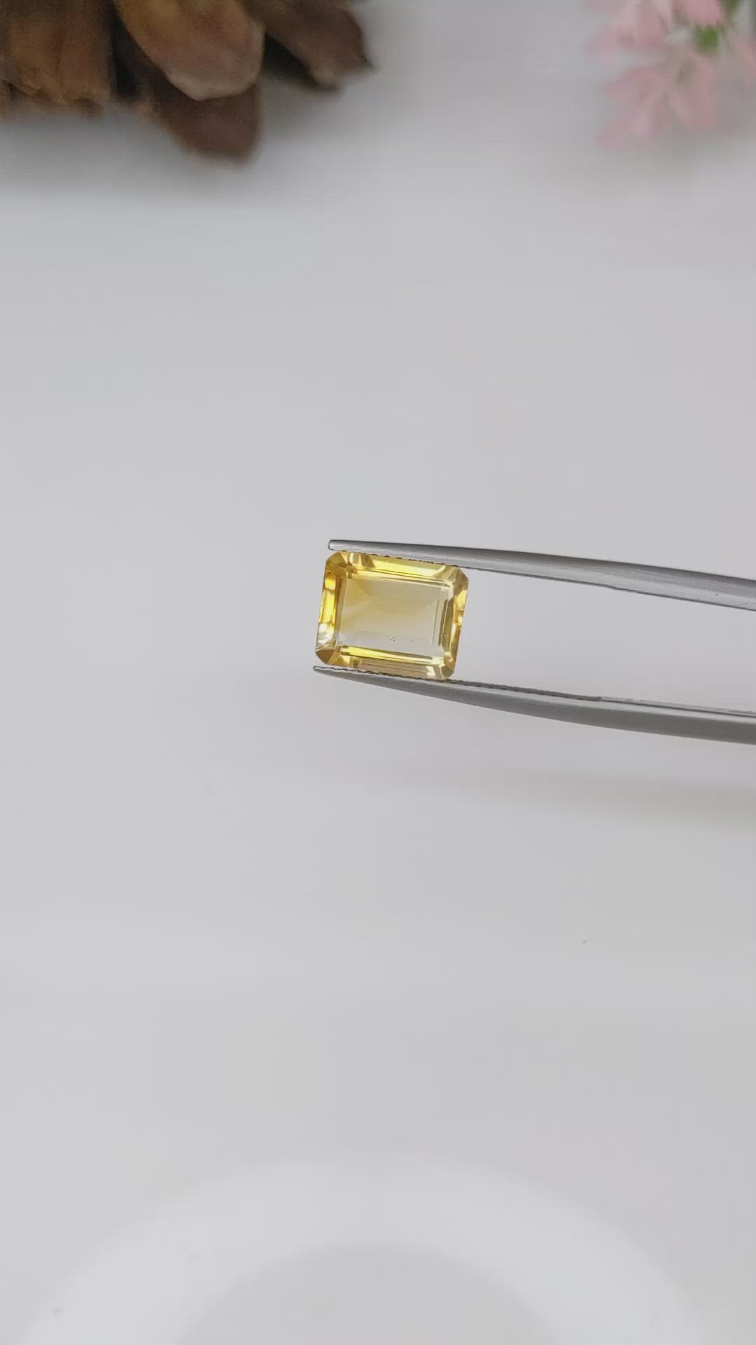 2.71 Ct. Citrine from Brazil Size Video