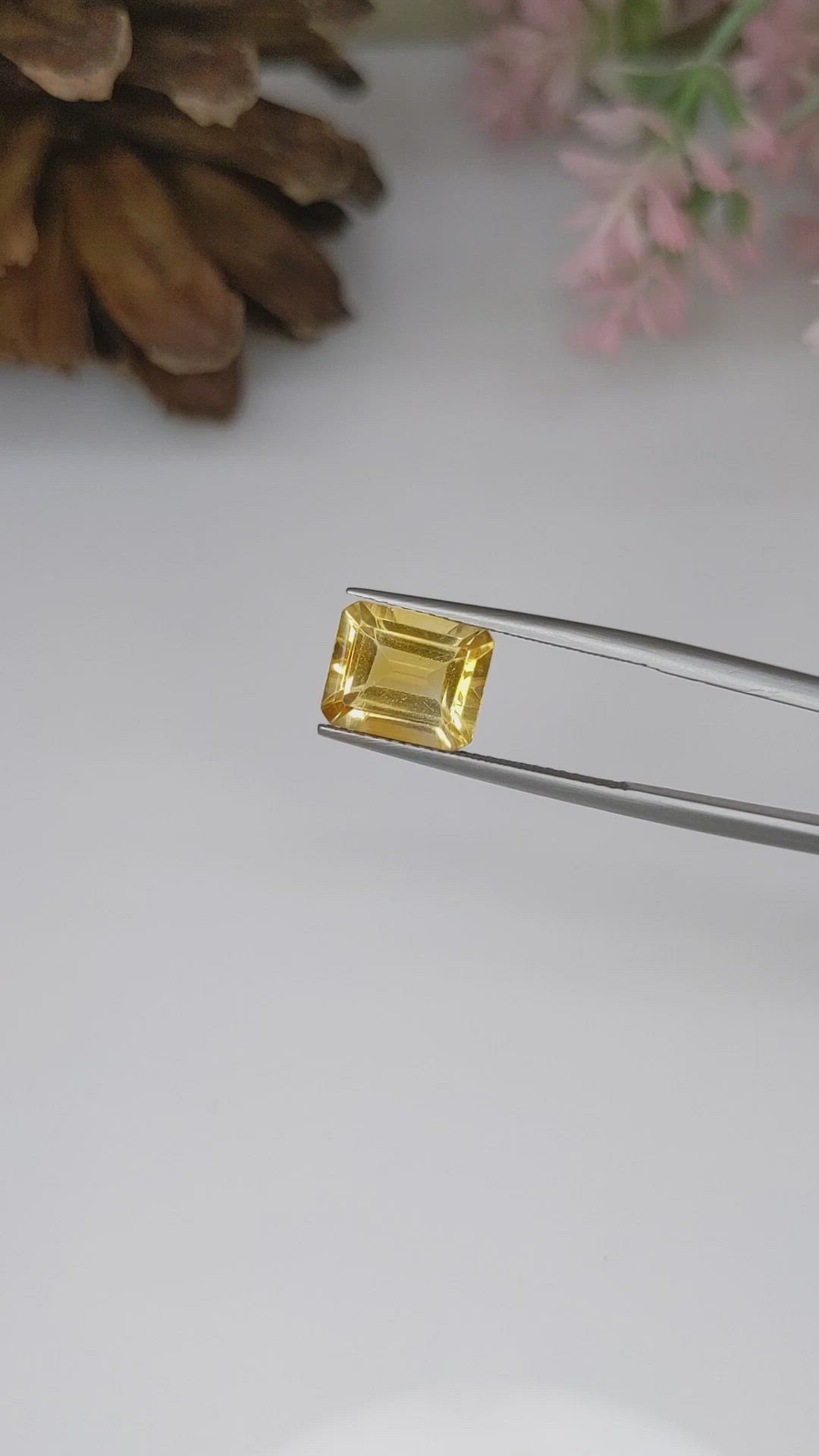 3.00 Ct. Citrine from Brazil Size Video